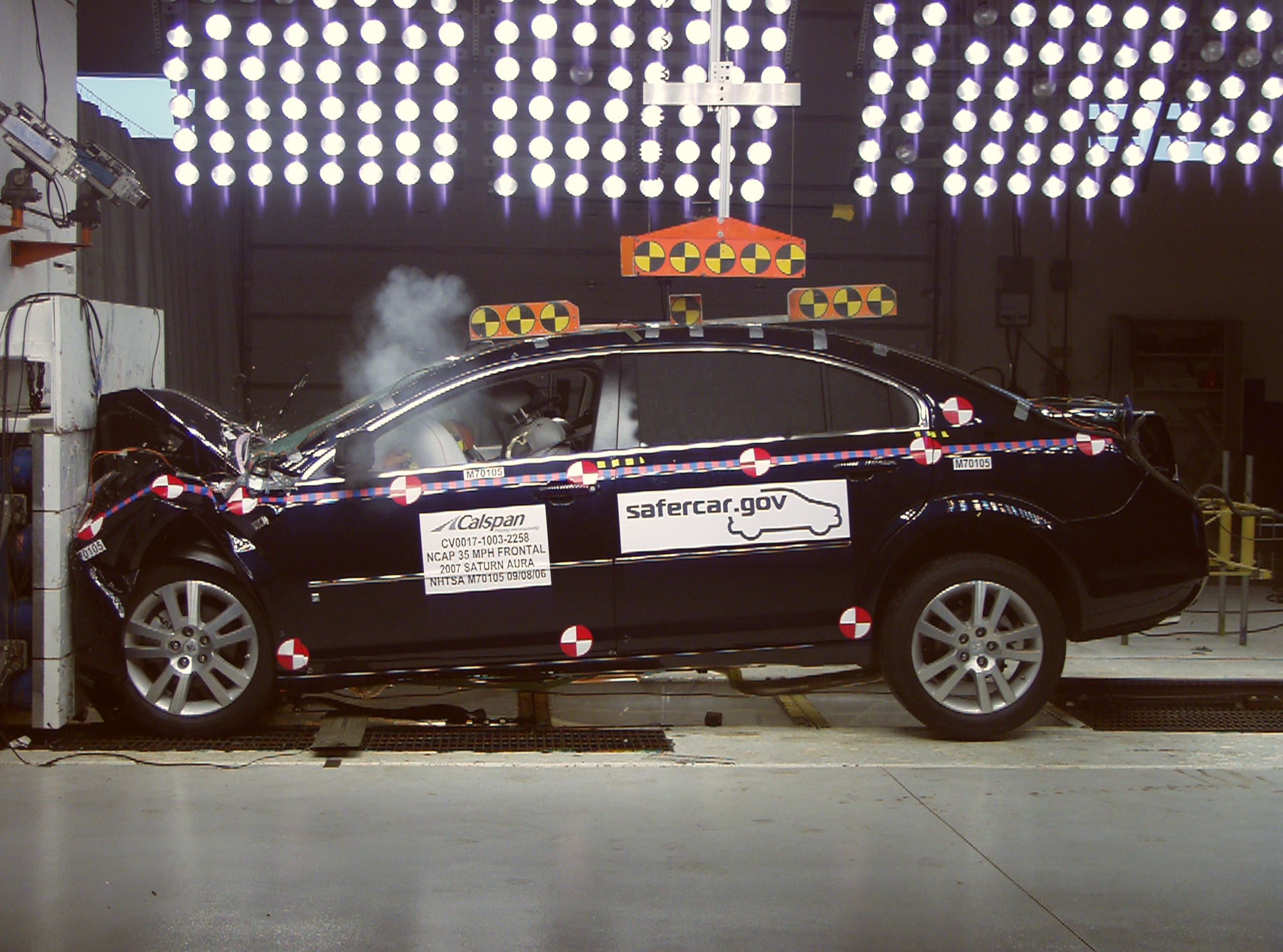 2007 SATURN AURA crash image 2