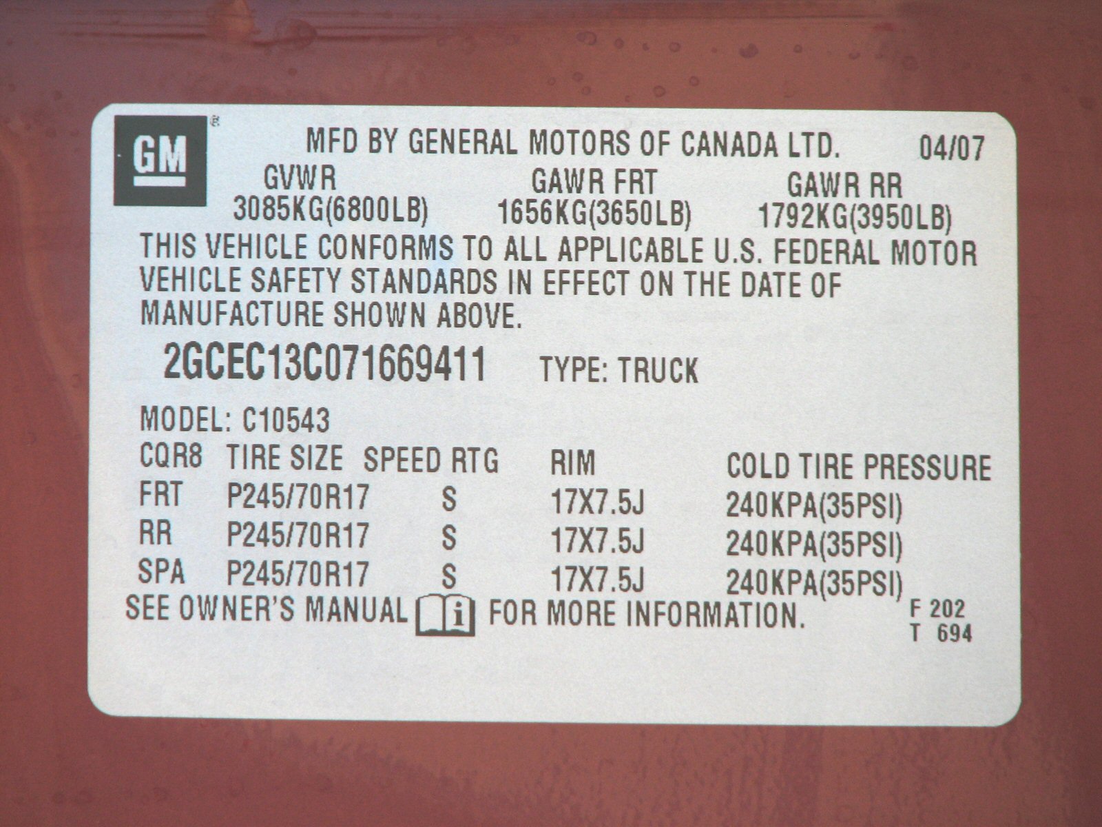 2007 CHEVROLET SILVERADO crash image 21