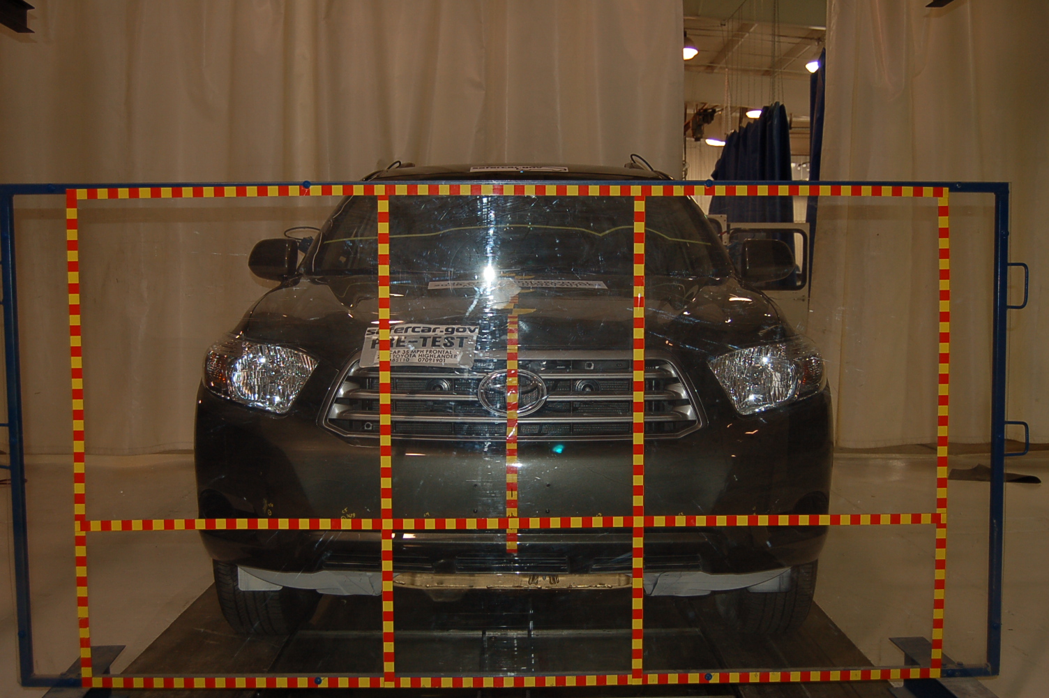 2008 TOYOTA HIGHLANDER crash image