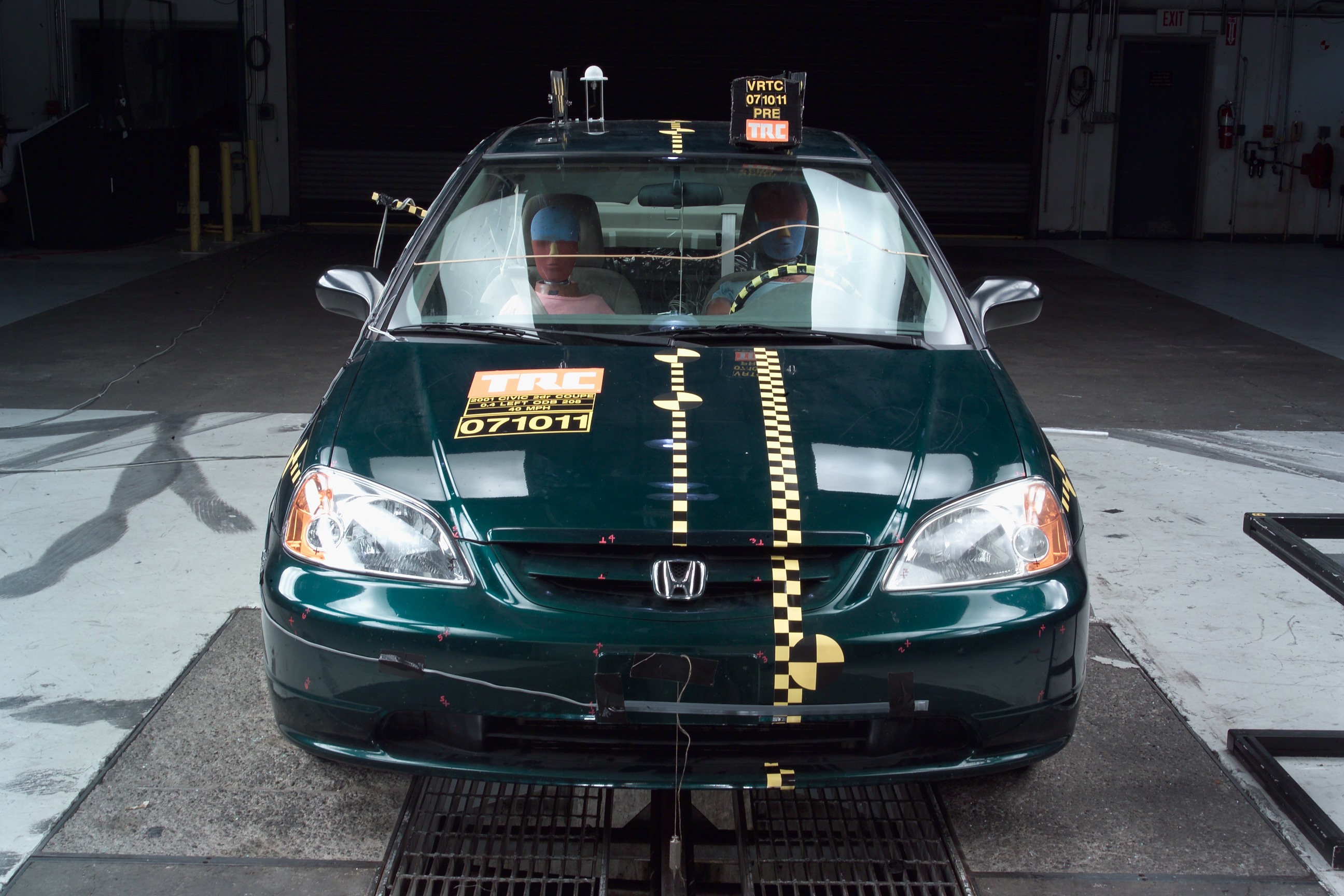 2001 HONDA CIVIC crash image