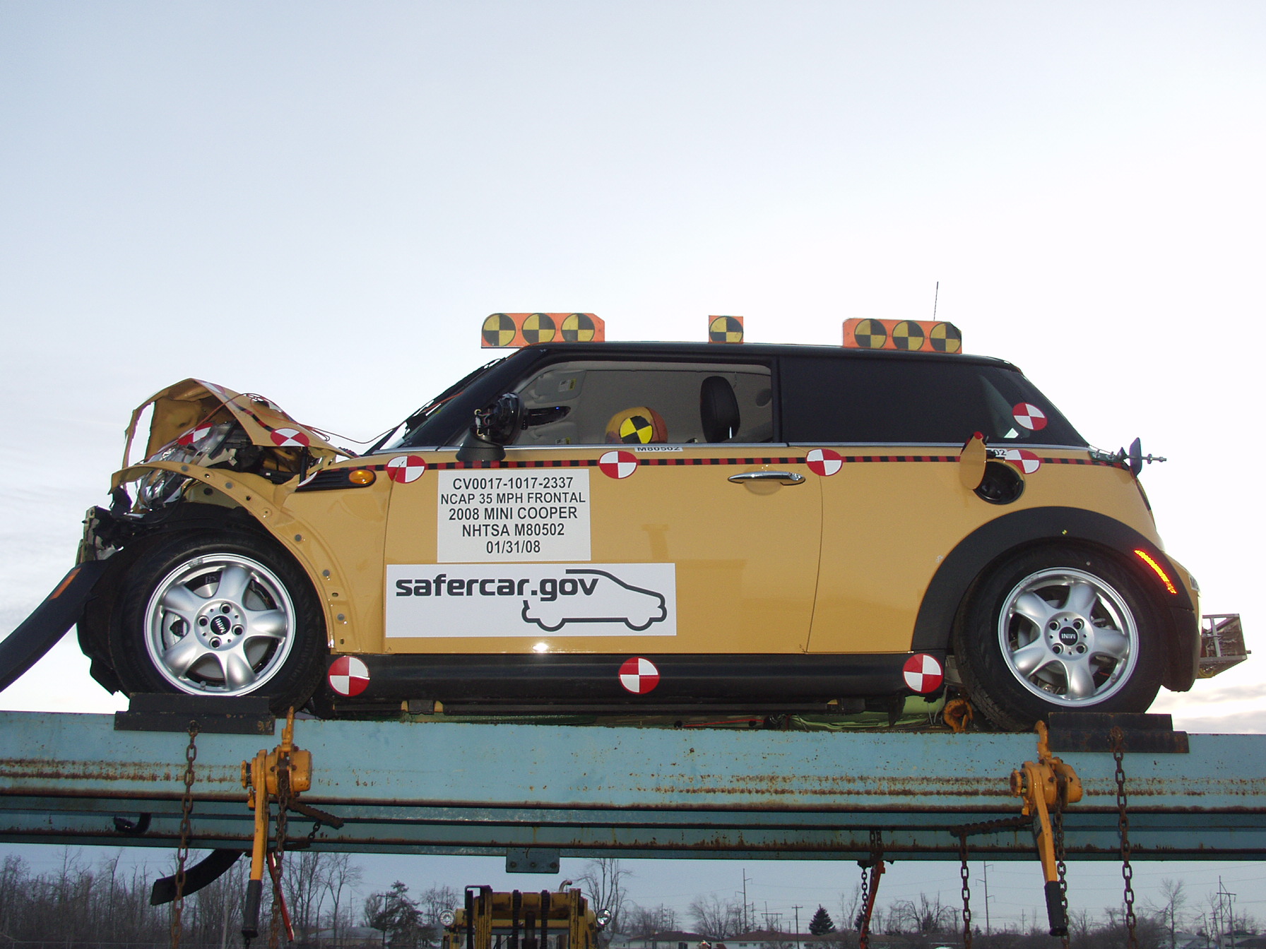 2008 MINI COOPER crash-test photo