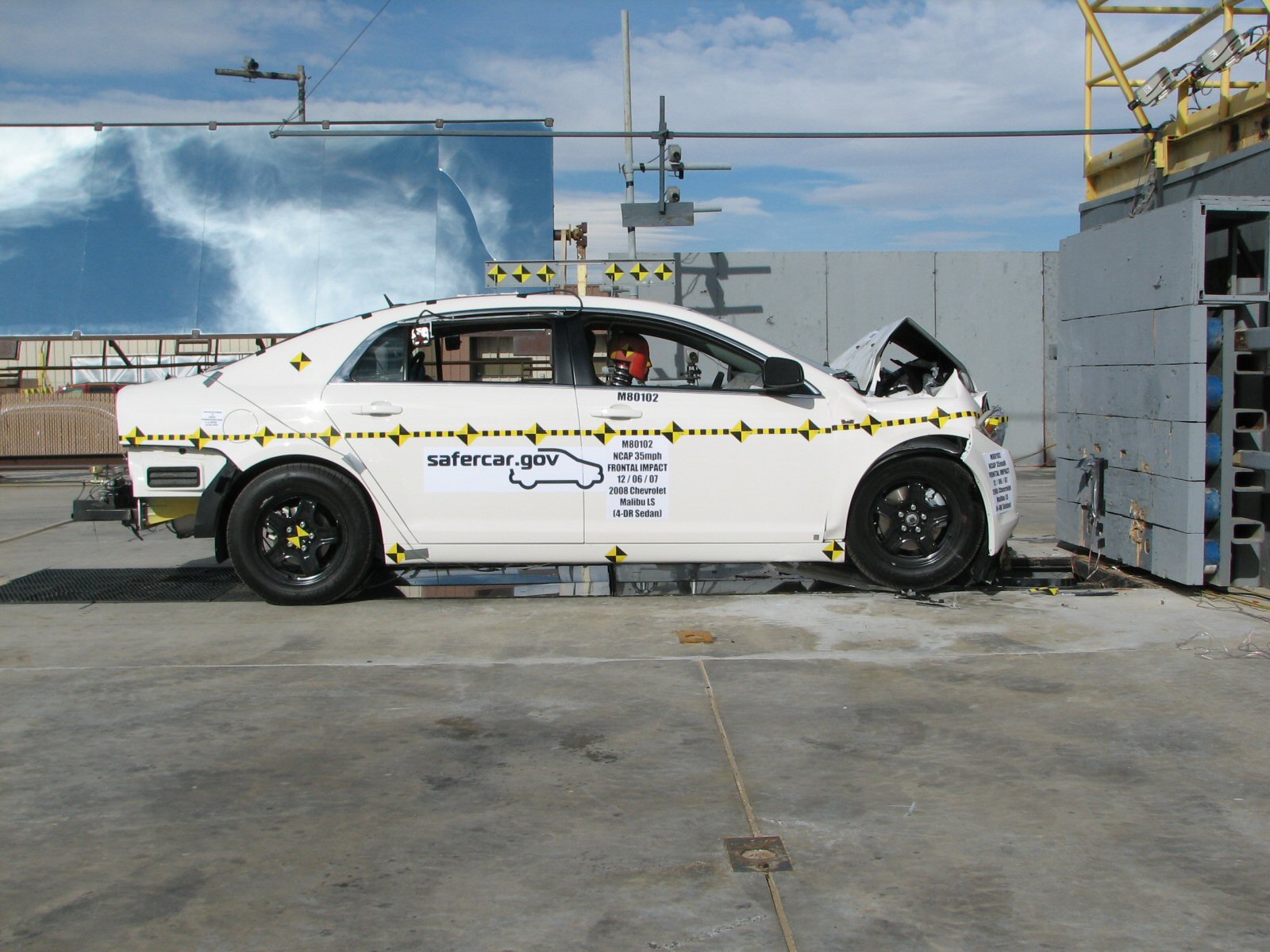 2008 CHEVROLET MALIBU crash image
