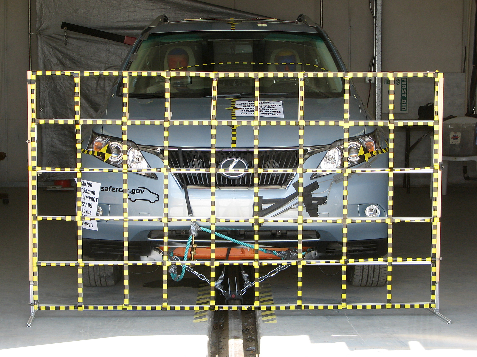 2010 LEXUS RX 350 crash image