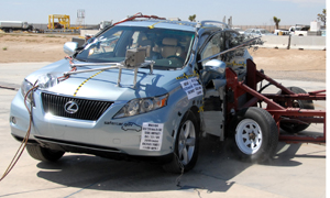 2010 LEXUS RX 350 crash image