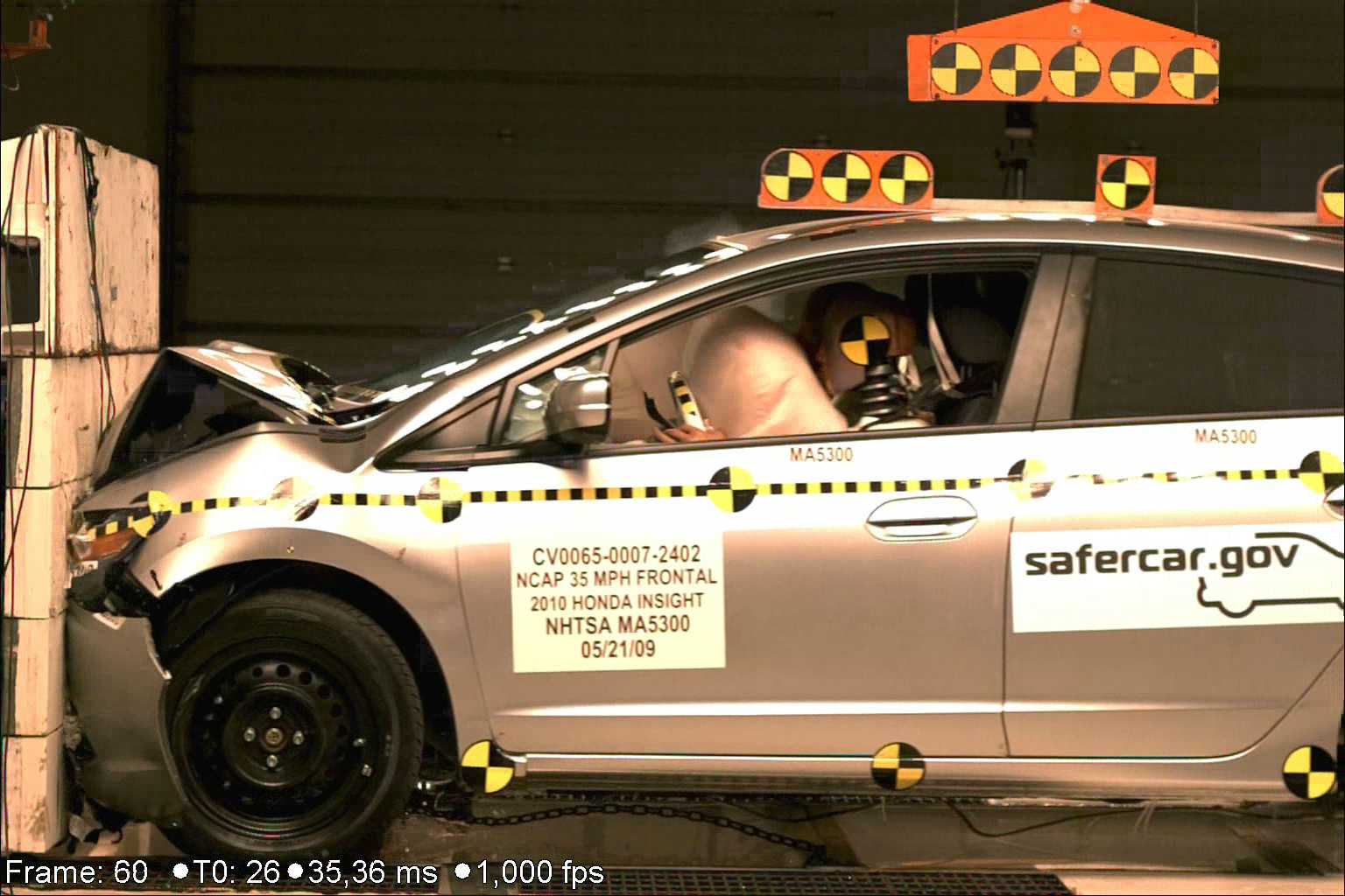 2010 HONDA INSIGHT crash image 14