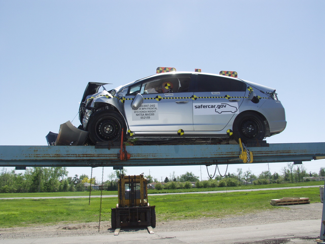2010 HONDA INSIGHT crash image 3