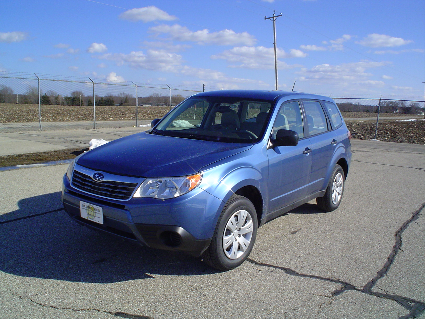 2009 SUBARU FORESTER crash image