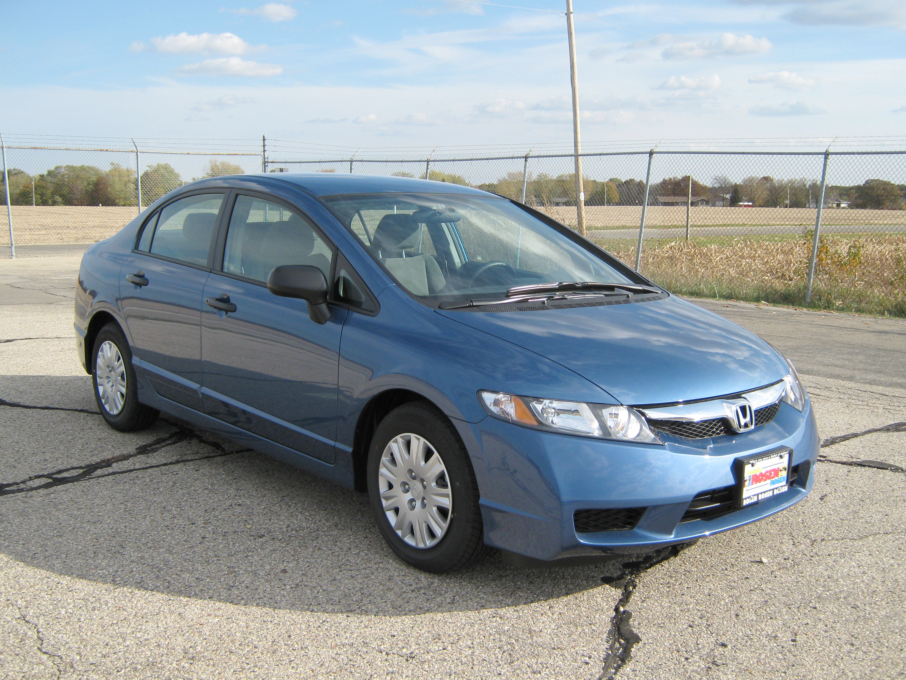 2011 HONDA CIVIC crash-test photo
