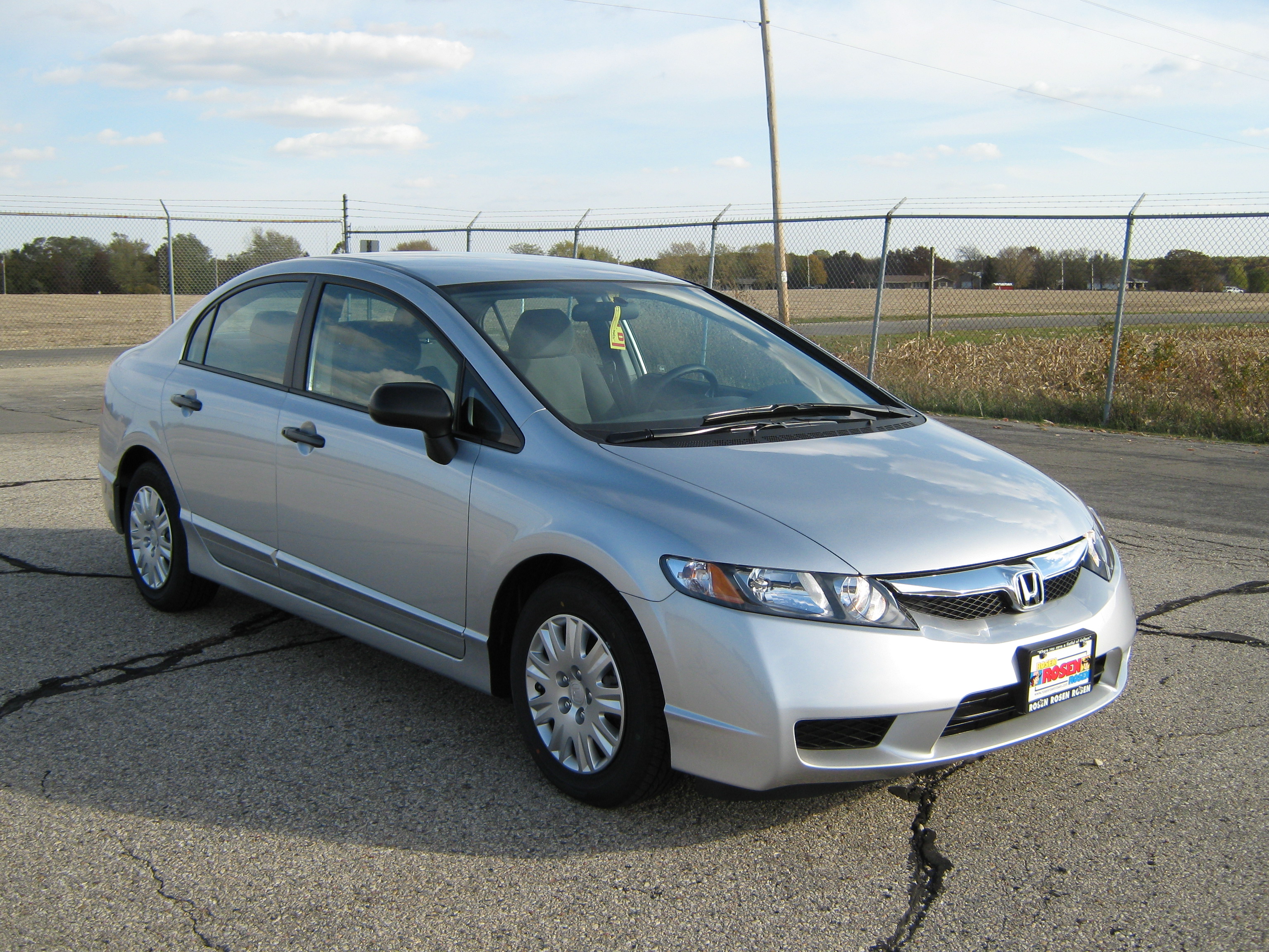2011 HONDA CIVIC crash-test photo