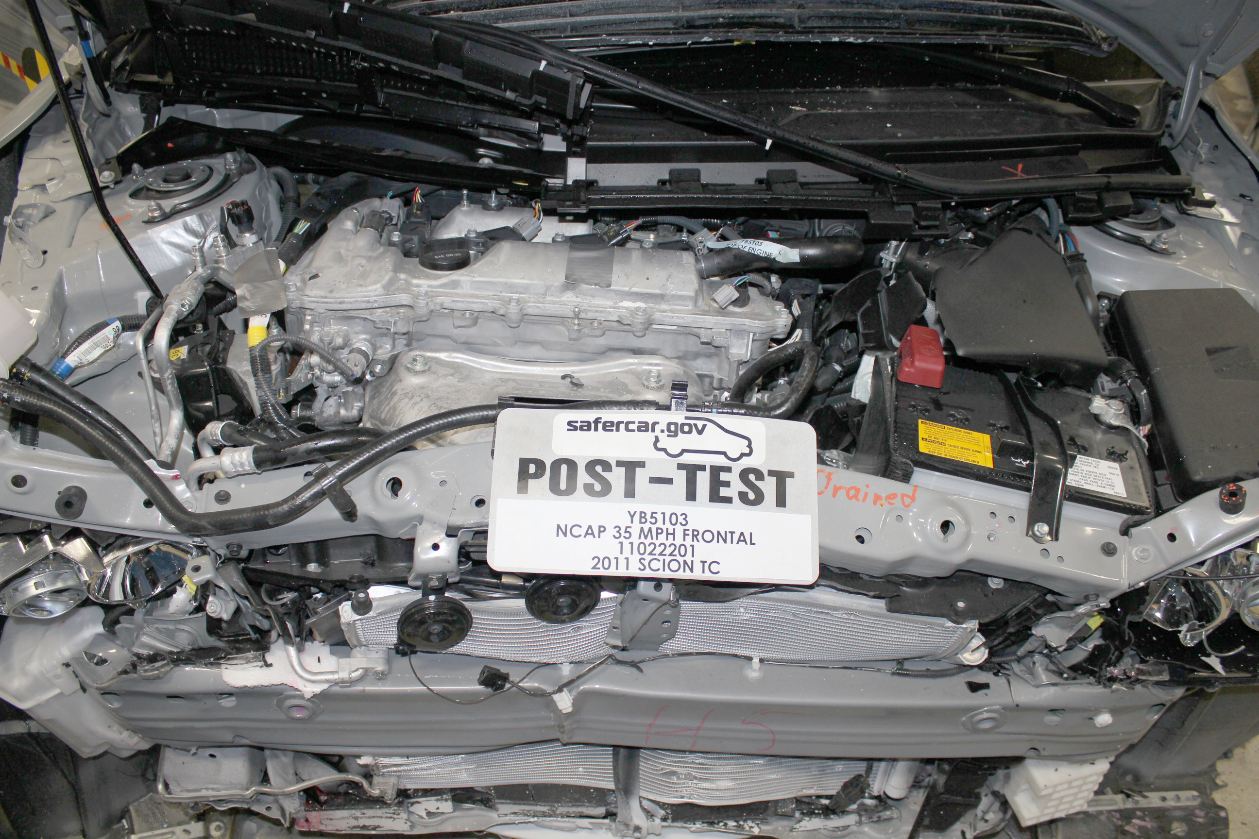 2011 TOYOTA SCION TC crash image 21