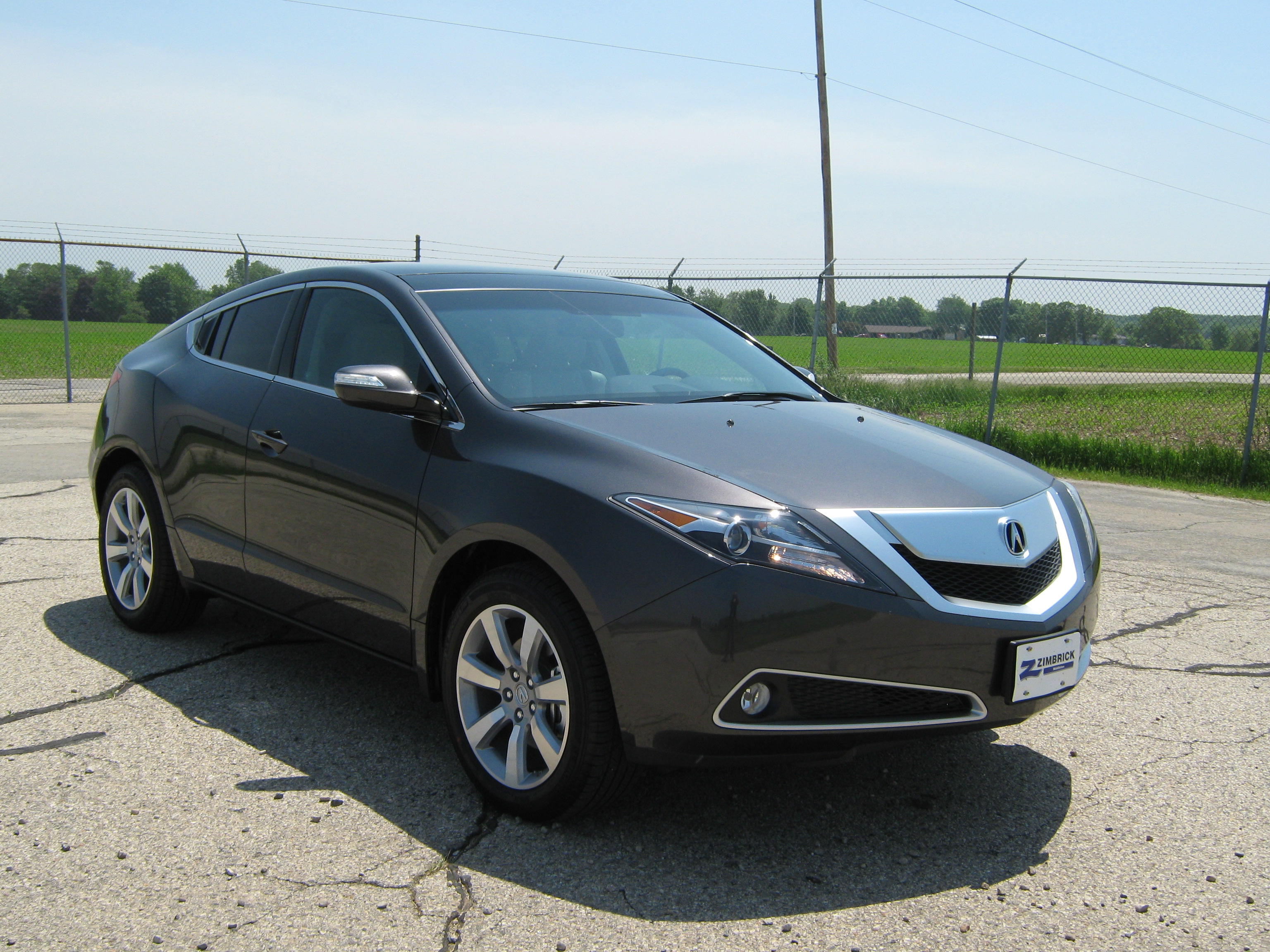 2011 ACURA ZDX crash-test photo