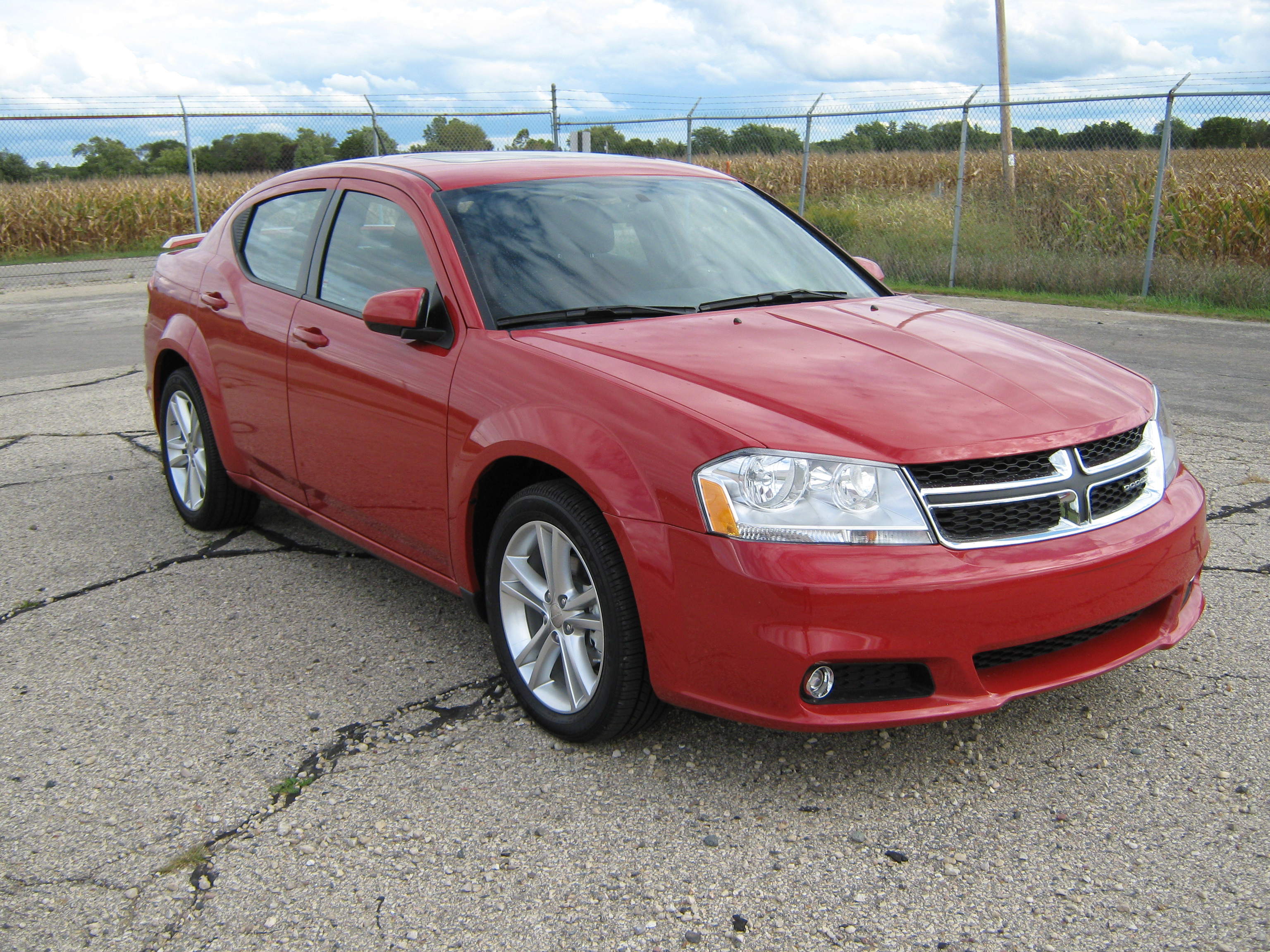 2012 DODGE AVENGER crash image