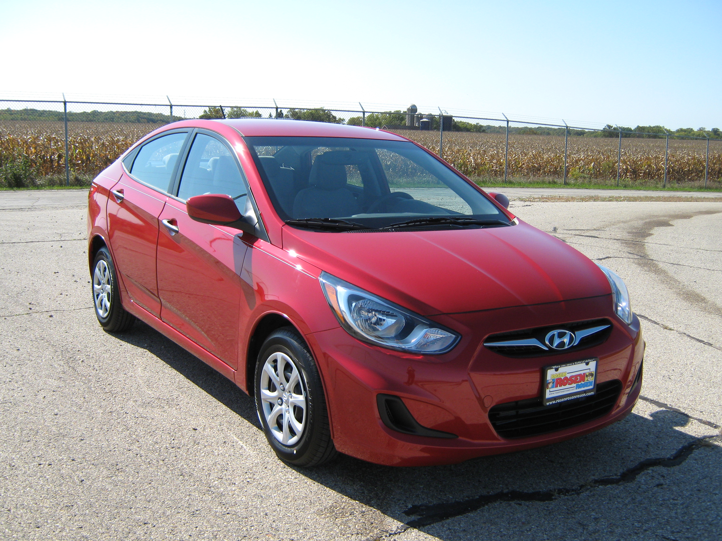 2012 HYUNDAI ACCENT crash image