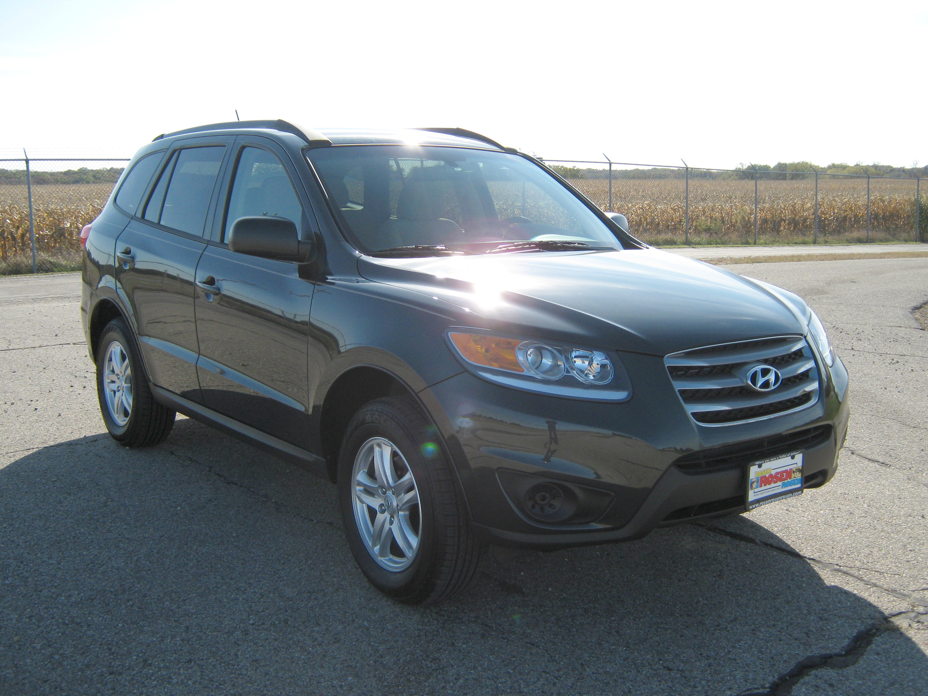 2012 HYUNDAI SANTA FE crash image