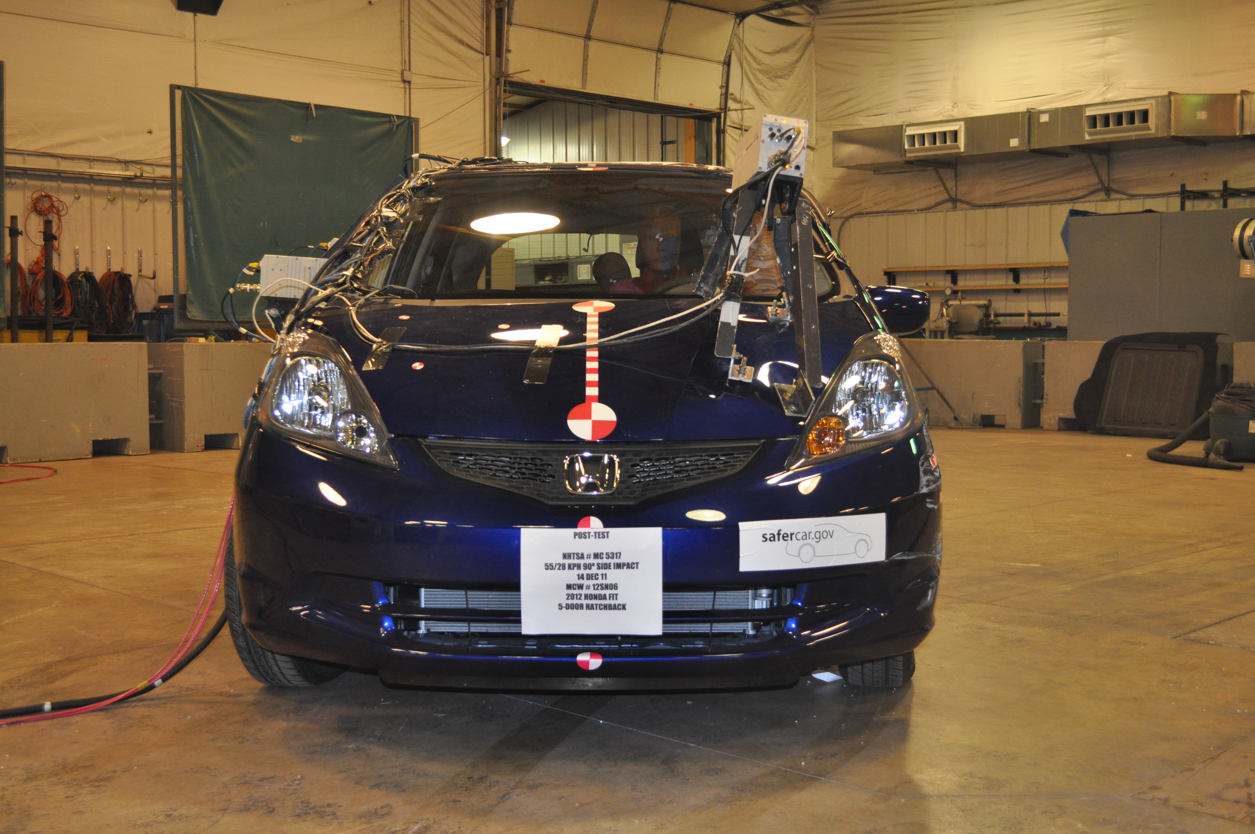 2012 HONDA FIT crash image 4