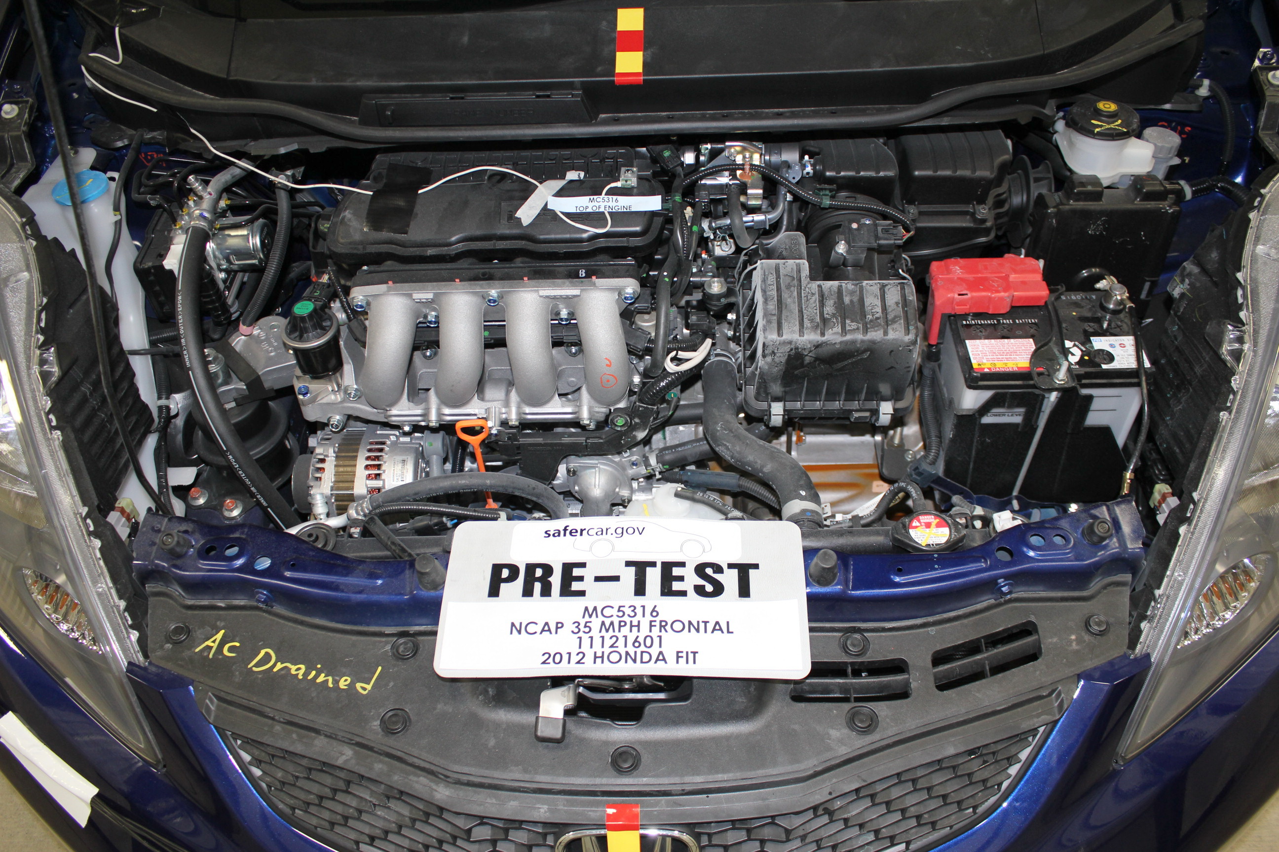 2012 HONDA FIT crash image 19