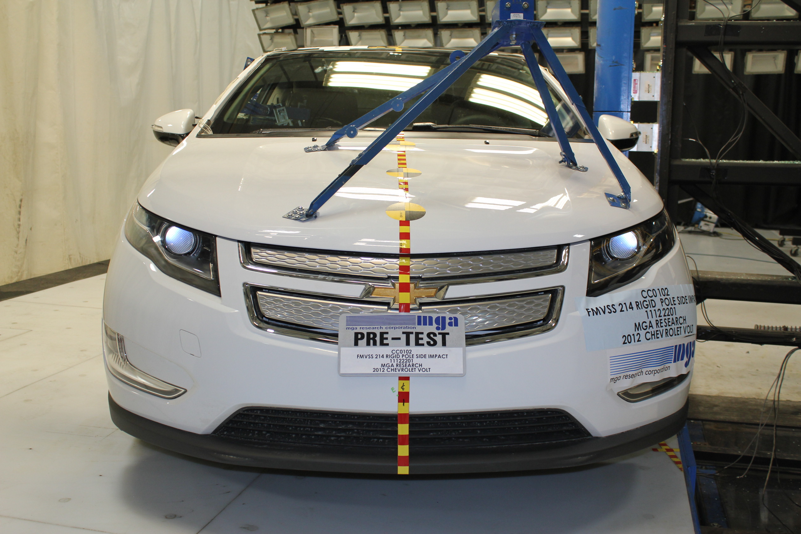 2012 CHEVROLET VOLT crash image