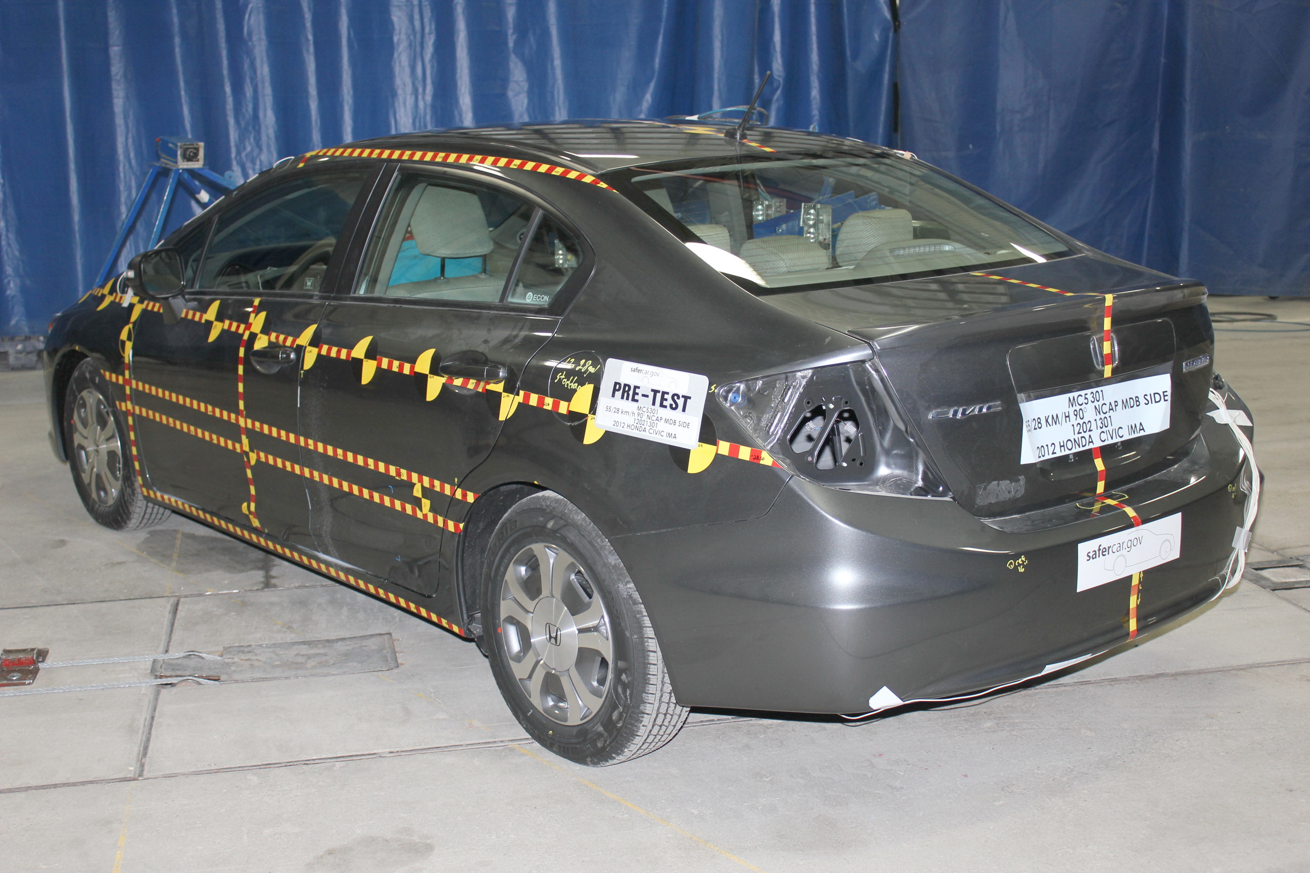 2012 HONDA CIVIC HYBRID crash image 10