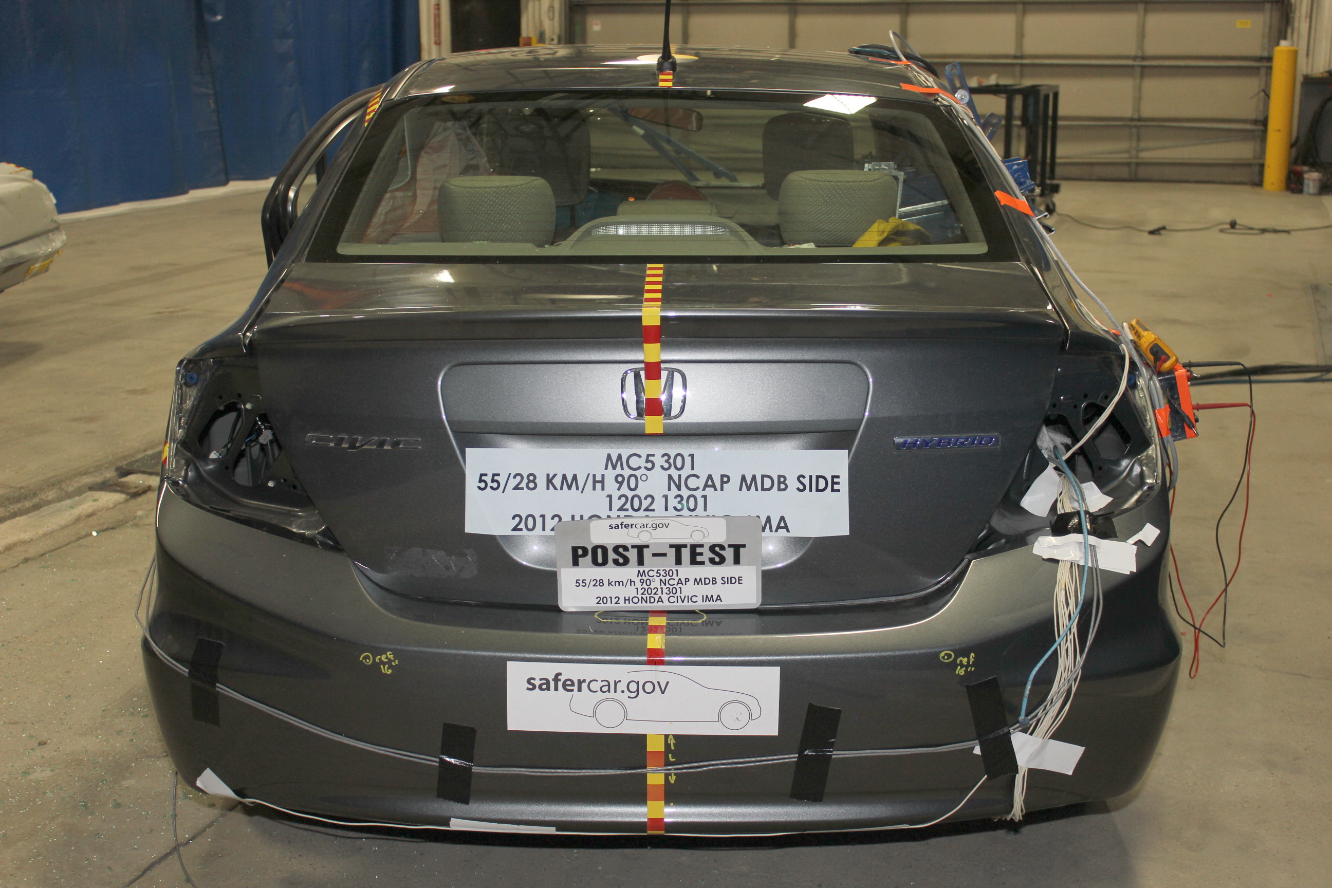 2012 HONDA CIVIC HYBRID crash image 13