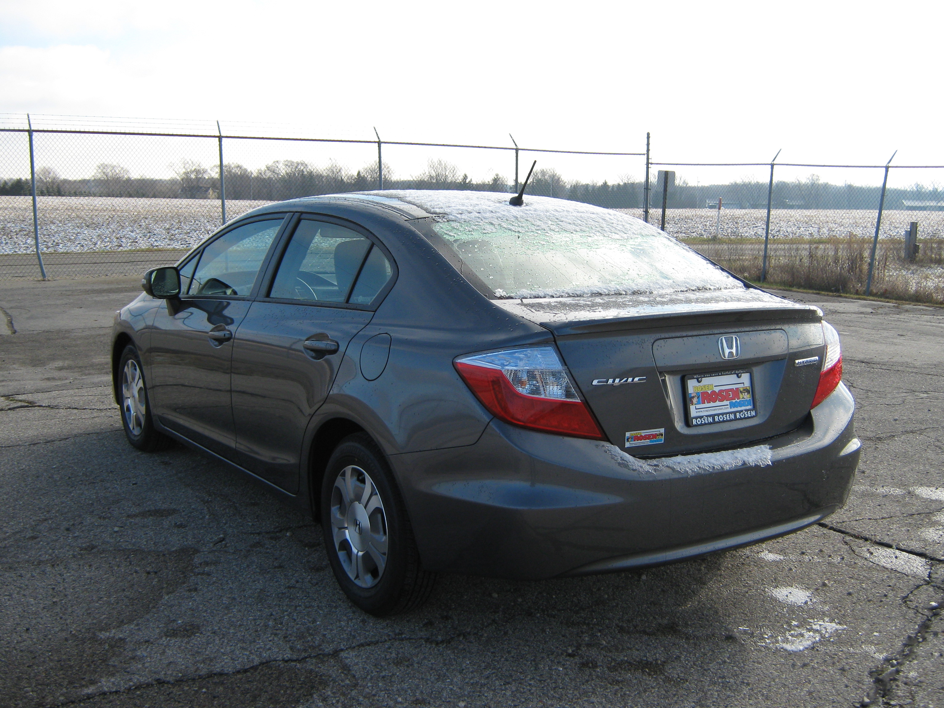 2012 HONDA CIVIC HYBRID crash image 3