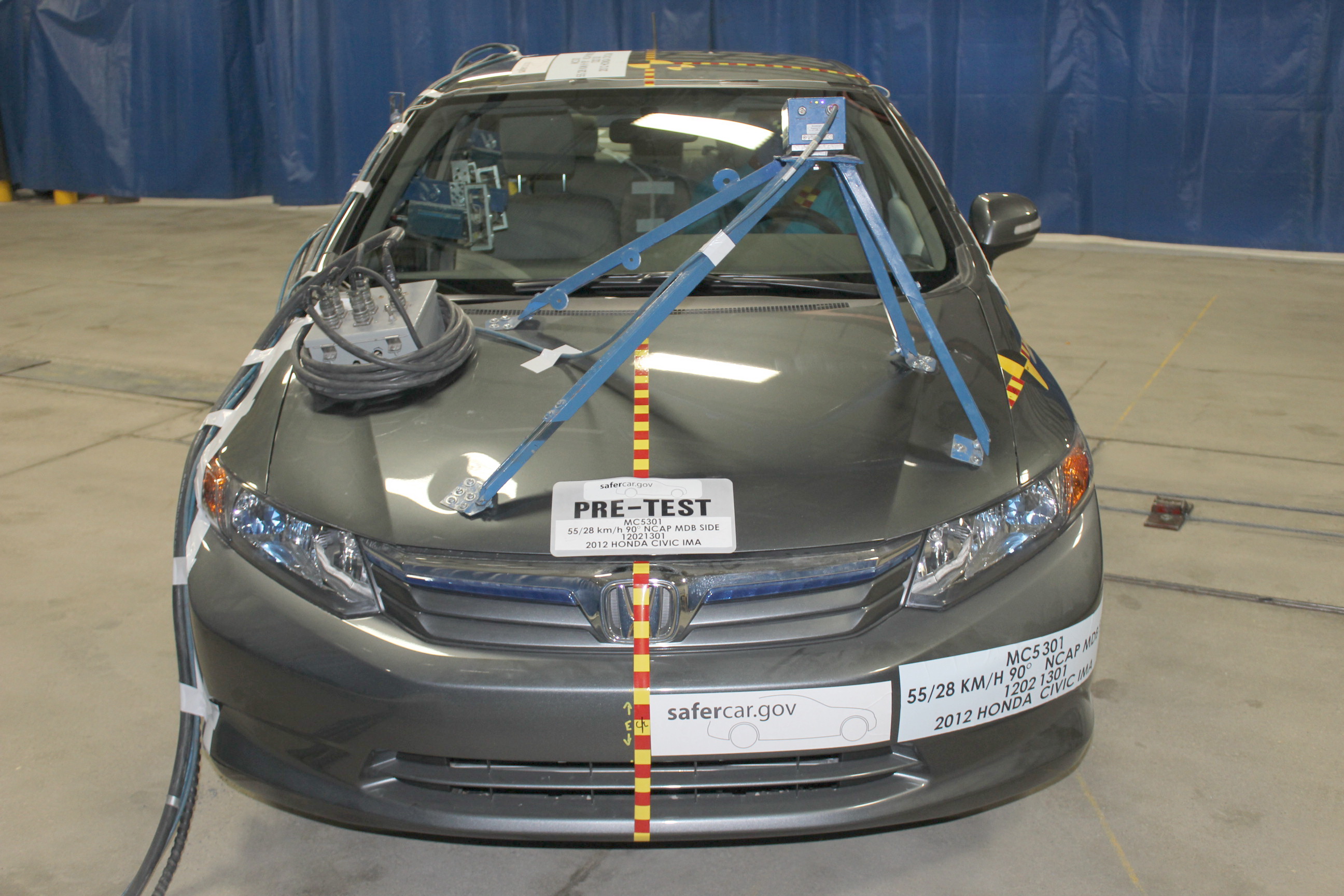 2012 HONDA CIVIC HYBRID crash image 4