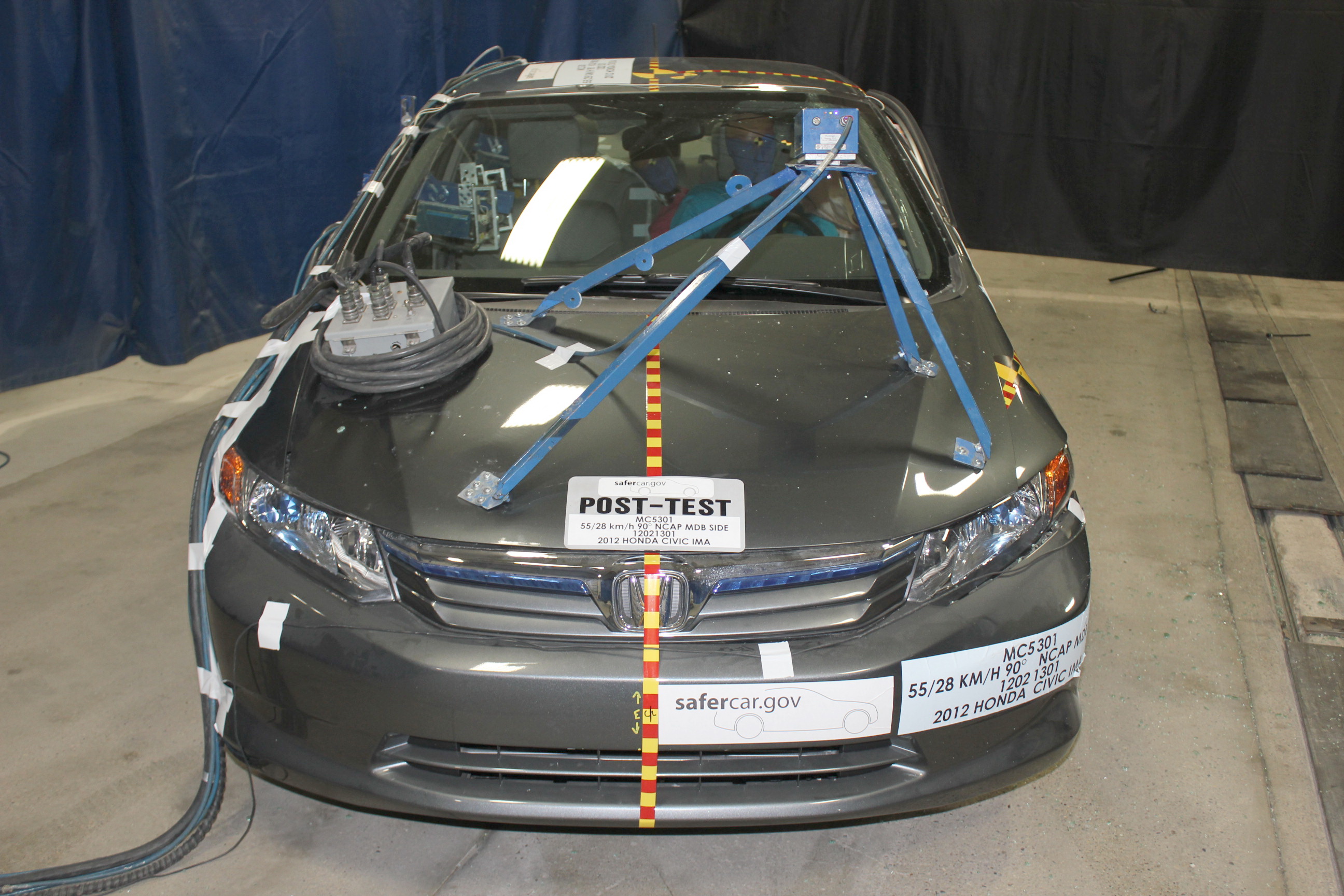 2012 HONDA CIVIC HYBRID crash image 5