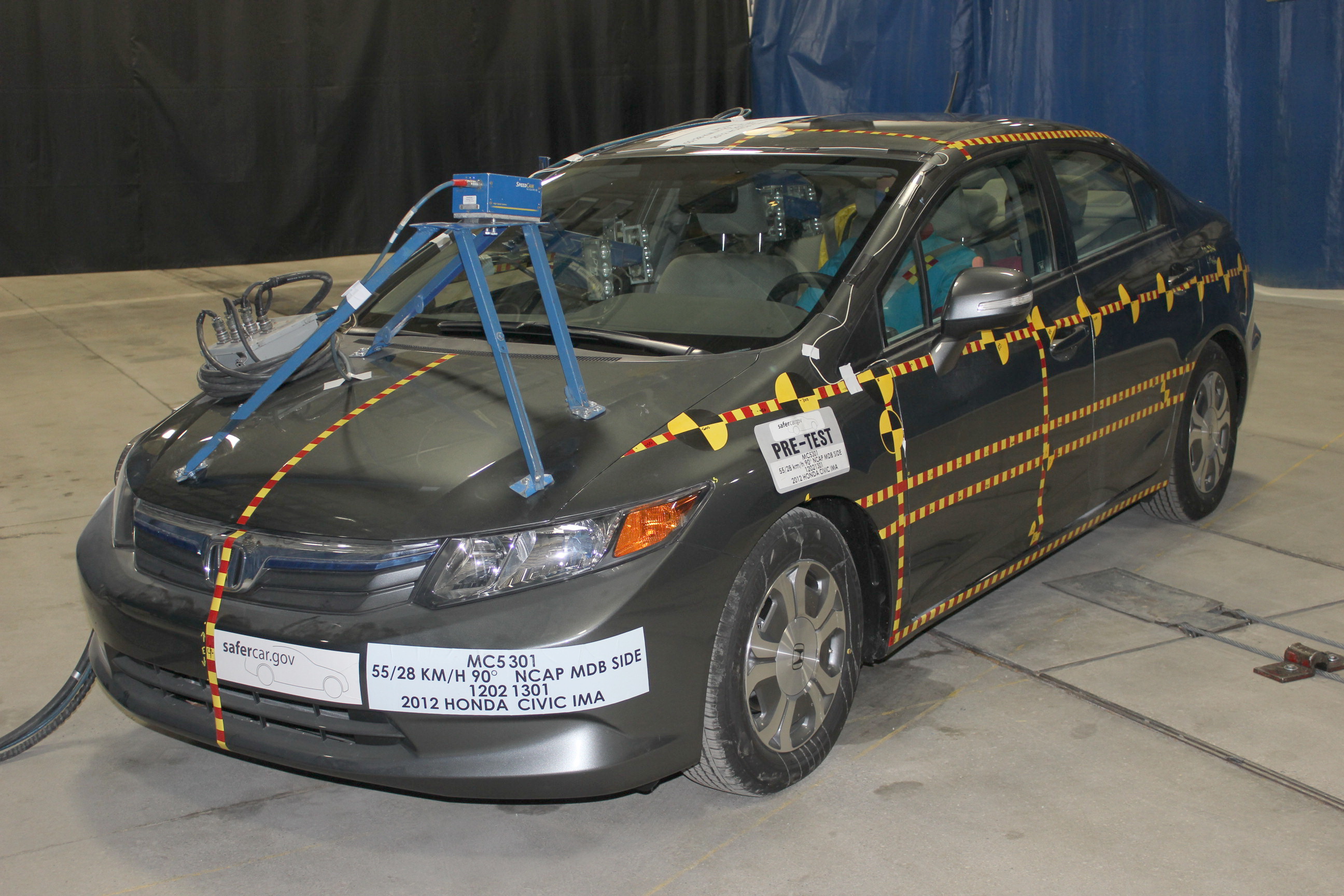 2012 HONDA CIVIC HYBRID crash image 6