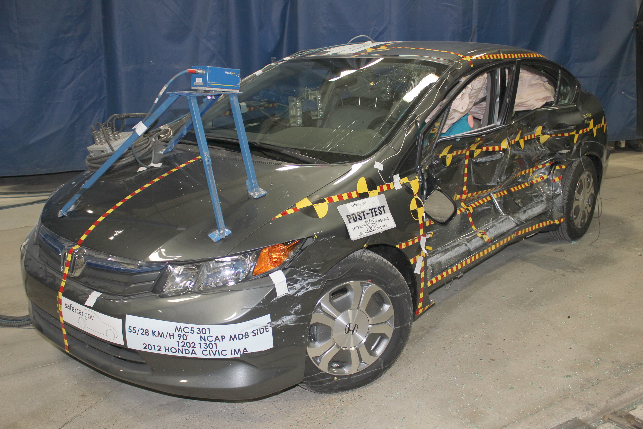 2012 HONDA CIVIC HYBRID crash image 7