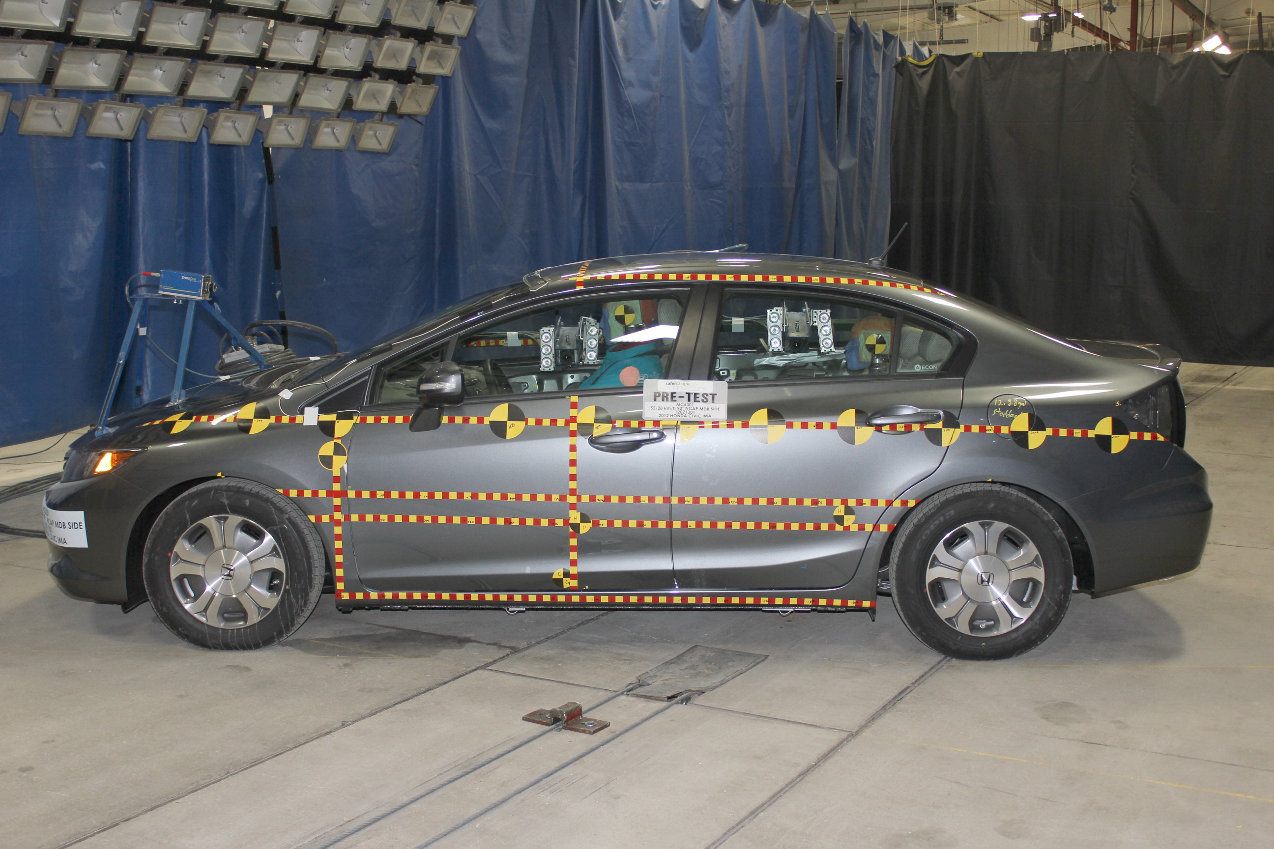 2012 HONDA CIVIC HYBRID crash image 8