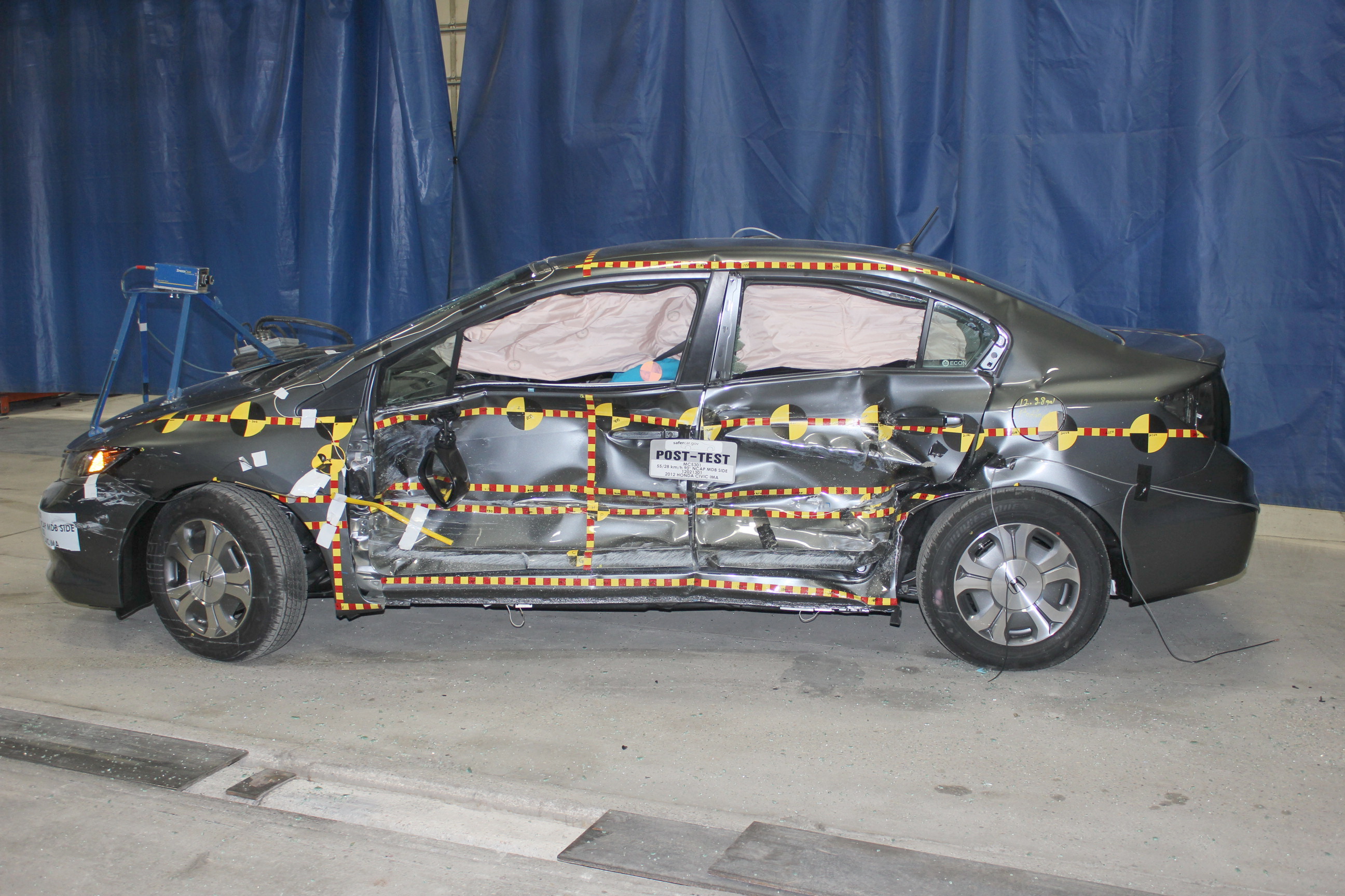 2012 HONDA CIVIC HYBRID crash image 9