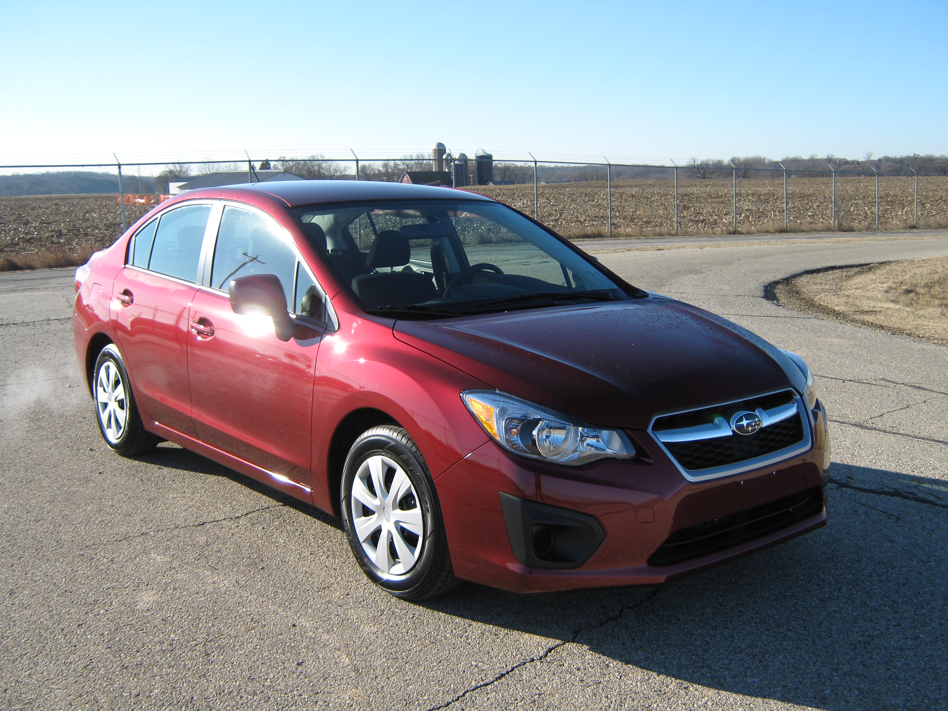 2012 SUBARU IMPREZA crash image