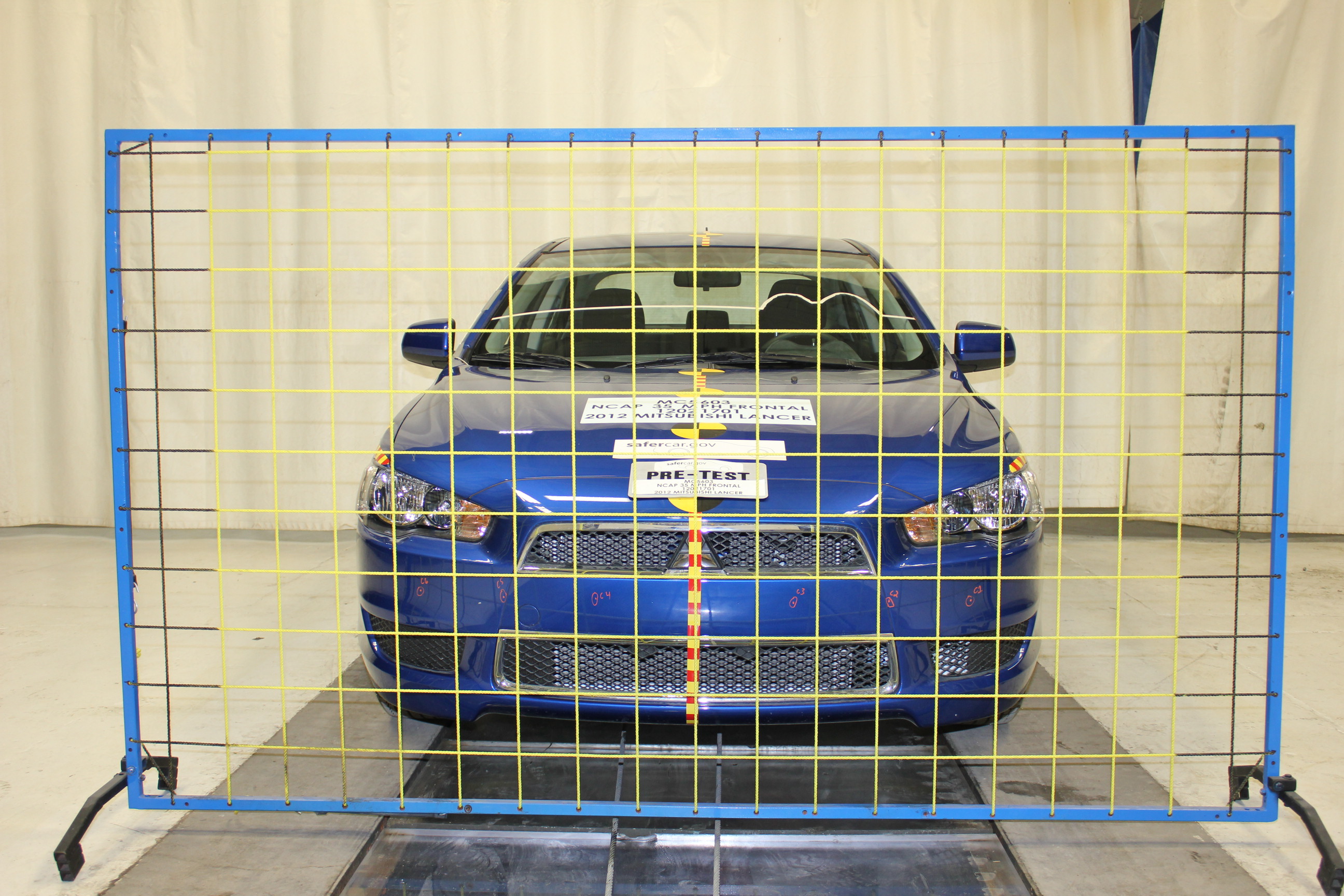 2012 MITSUBISHI LANCER crash image