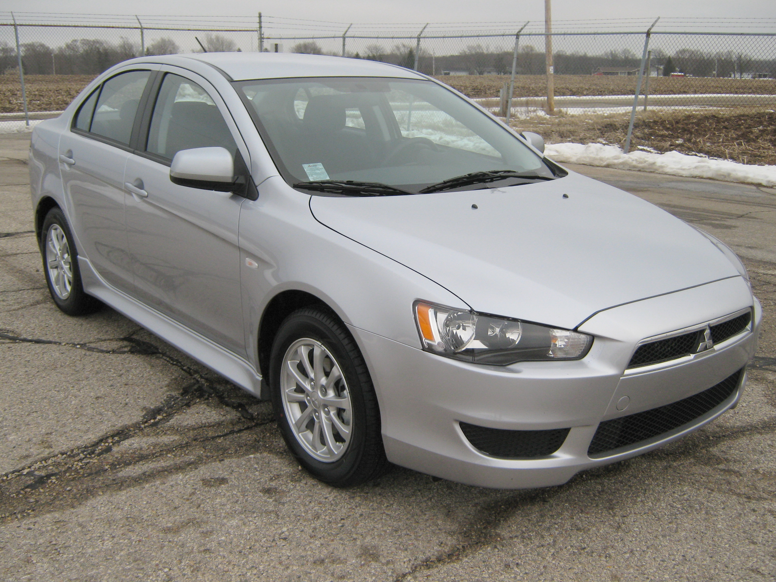 2012 MITSUBISHI LANCER crash image