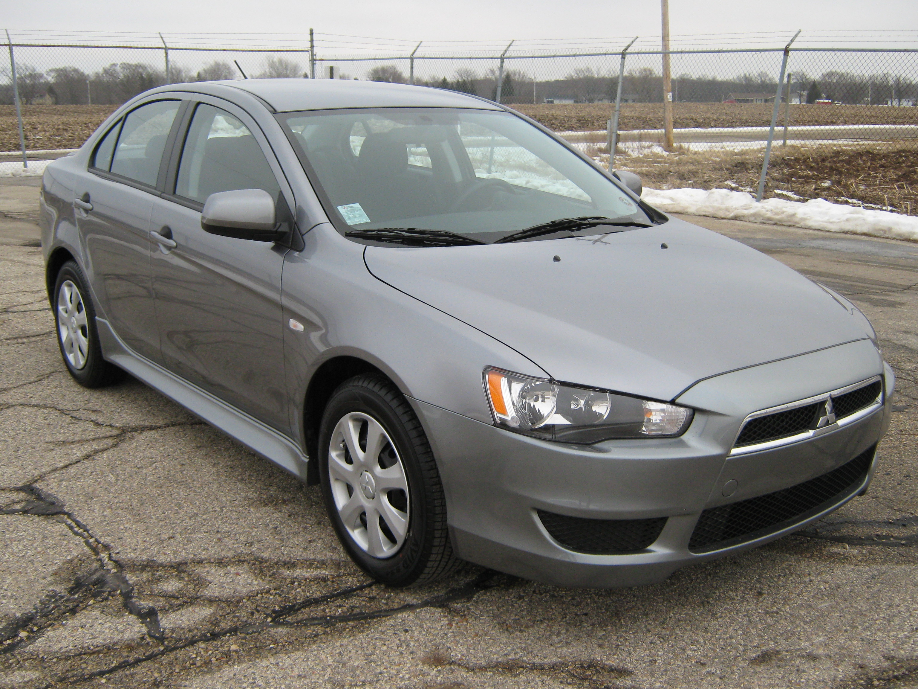 2012 MITSUBISHI LANCER crash image