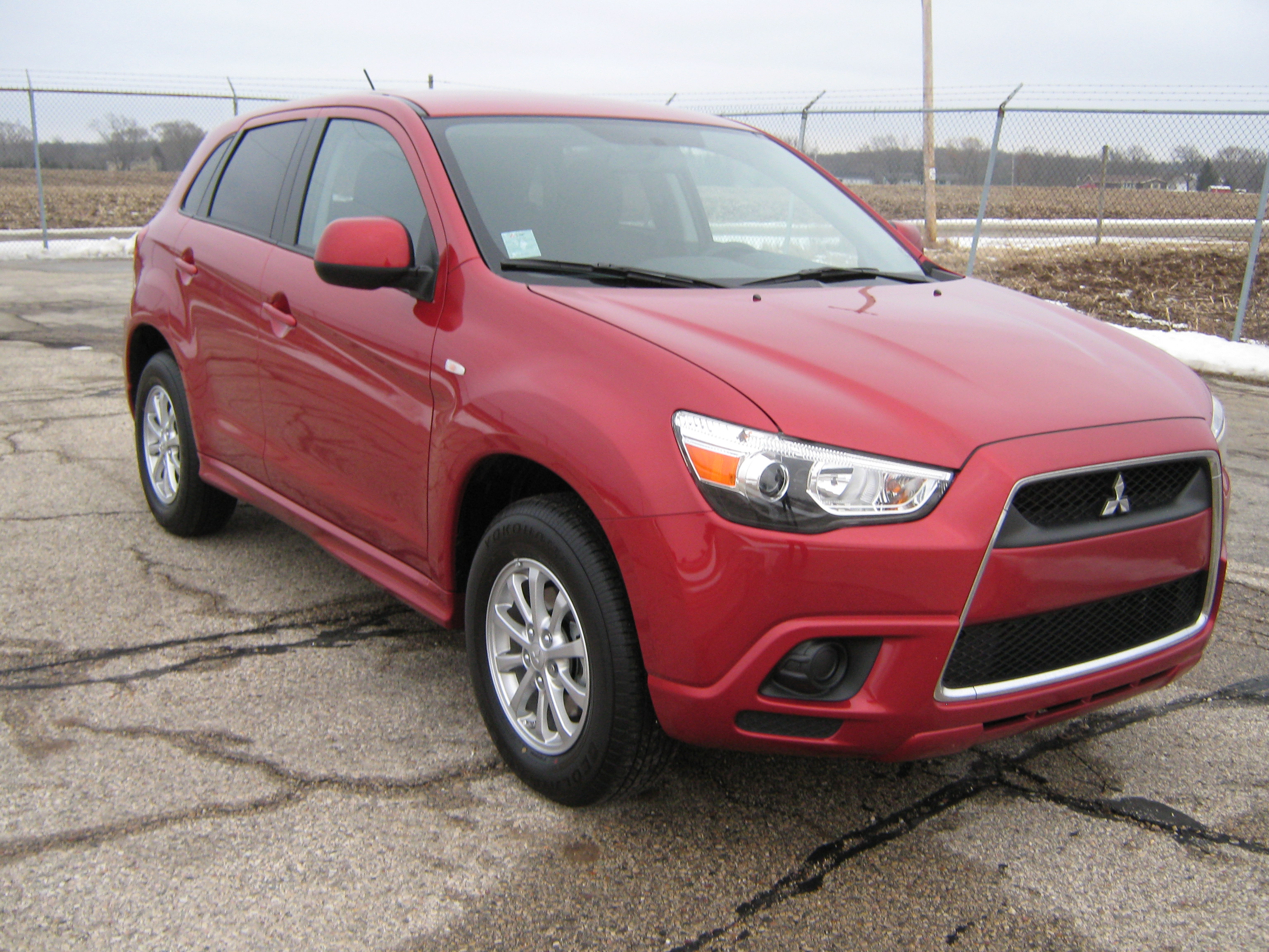 2012 MITSUBISHI OUTLANDER SPORT crash image