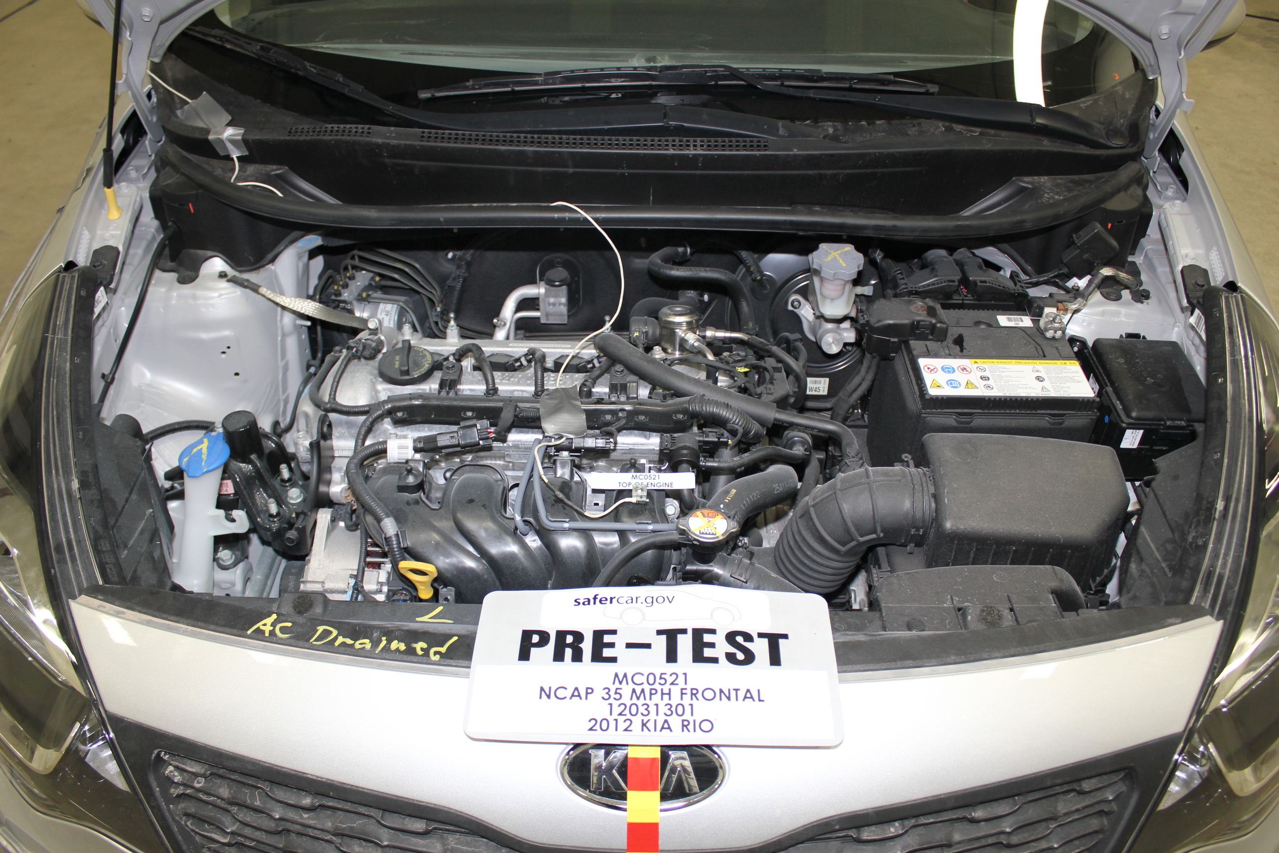 2012 KIA RIO crash image 21