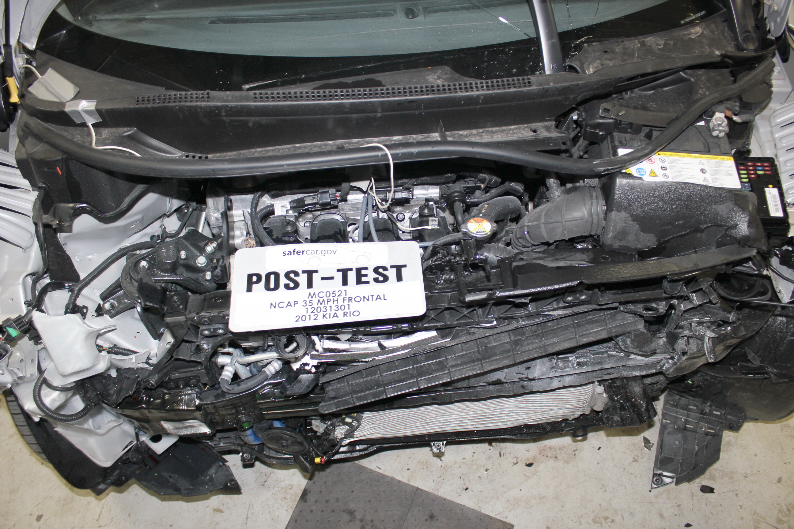 2012 KIA RIO crash image 22