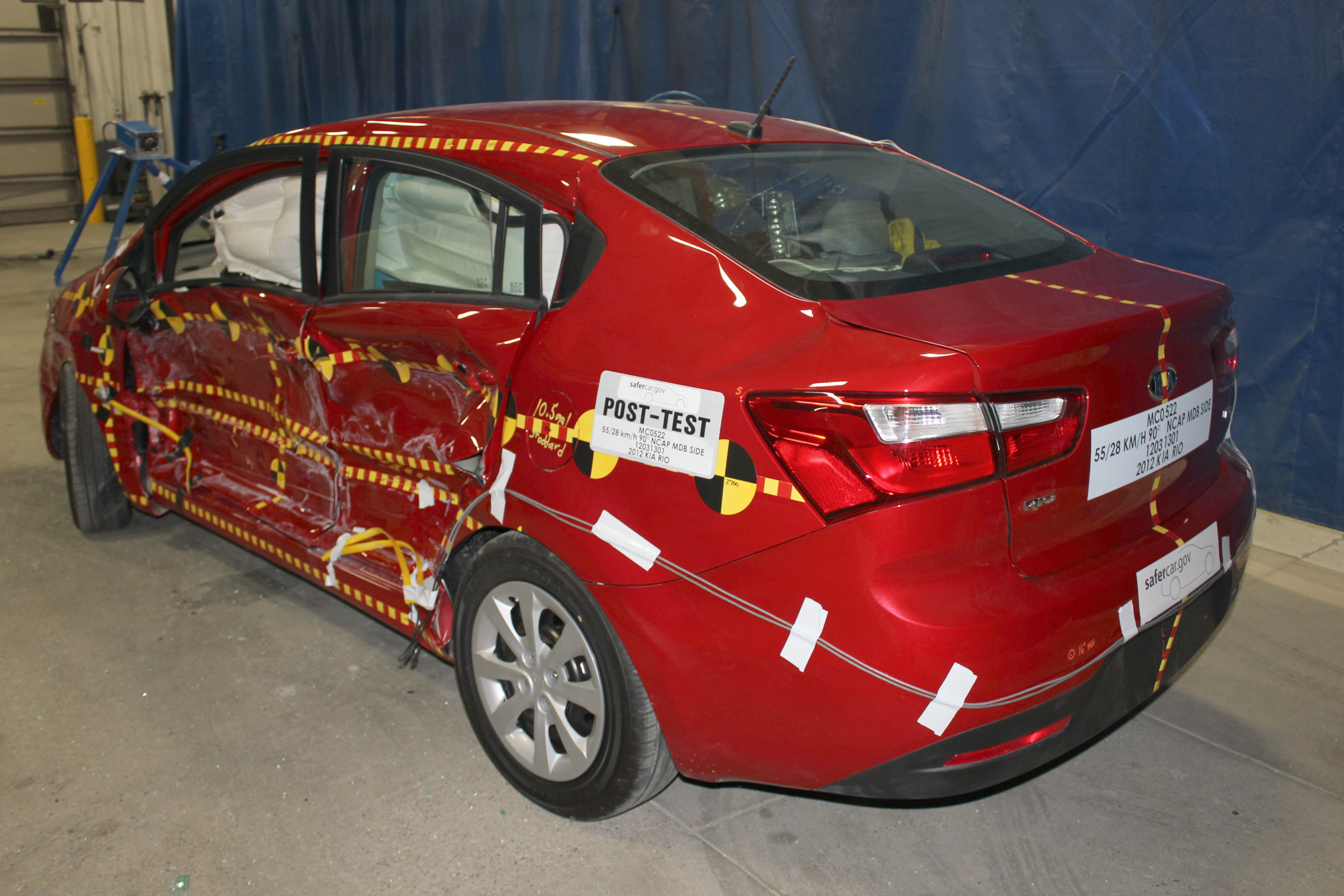 2012 KIA RIO crash image 11