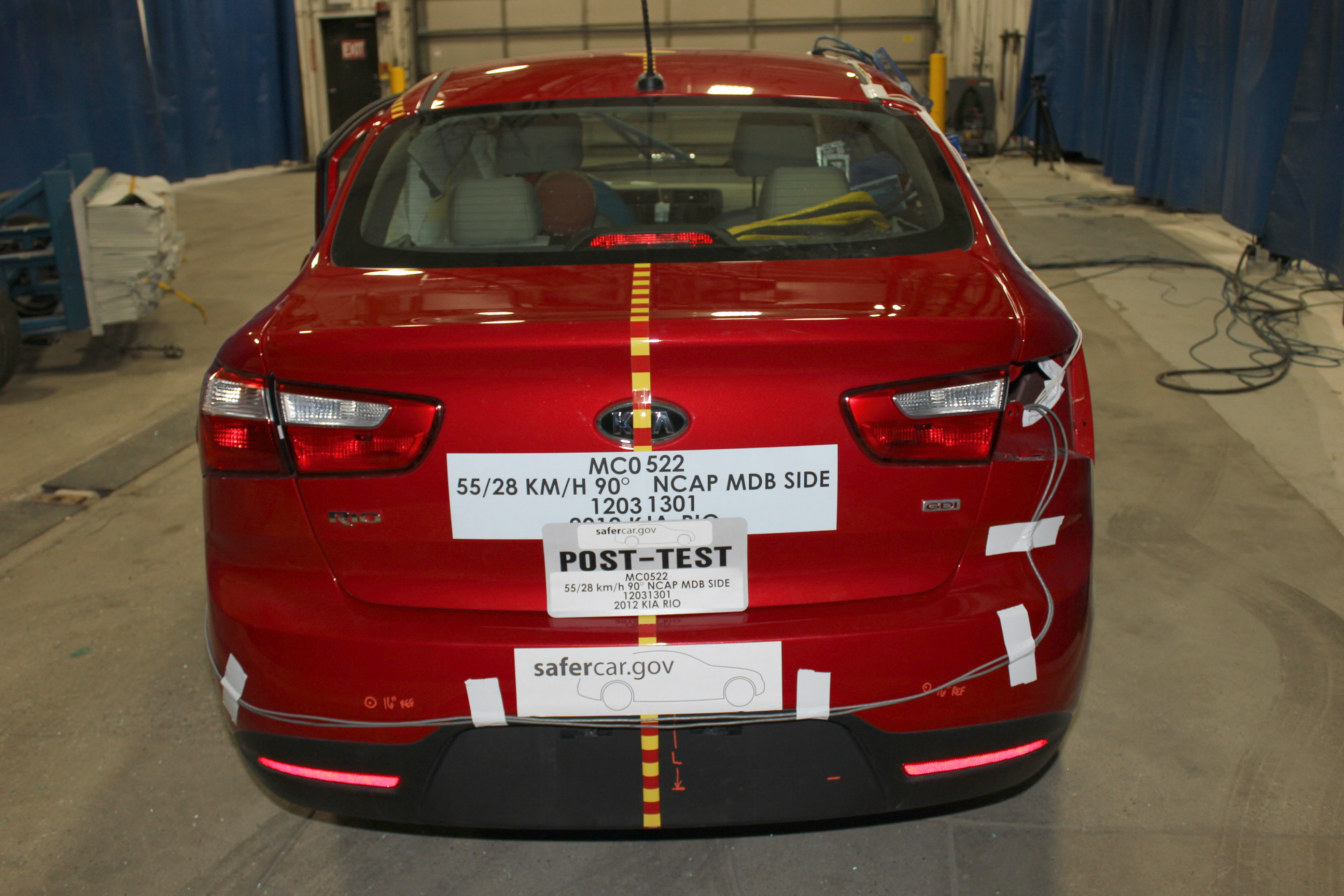 2012 KIA RIO crash image 13