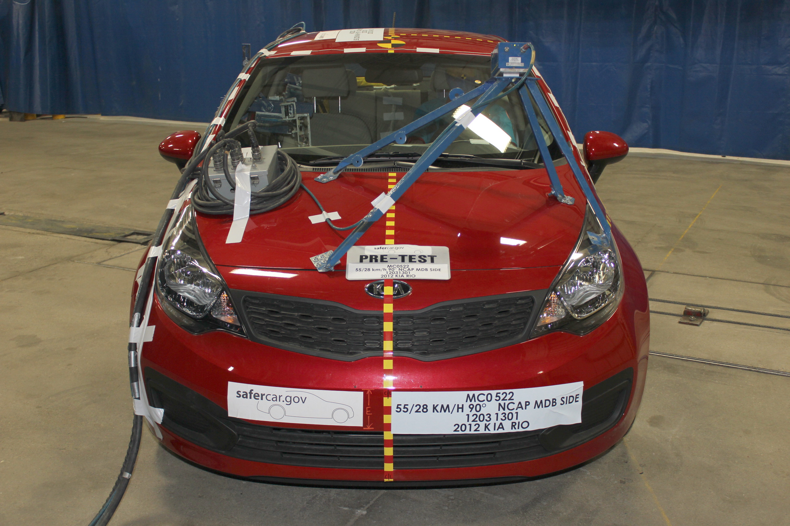 2012 KIA RIO crash image 4