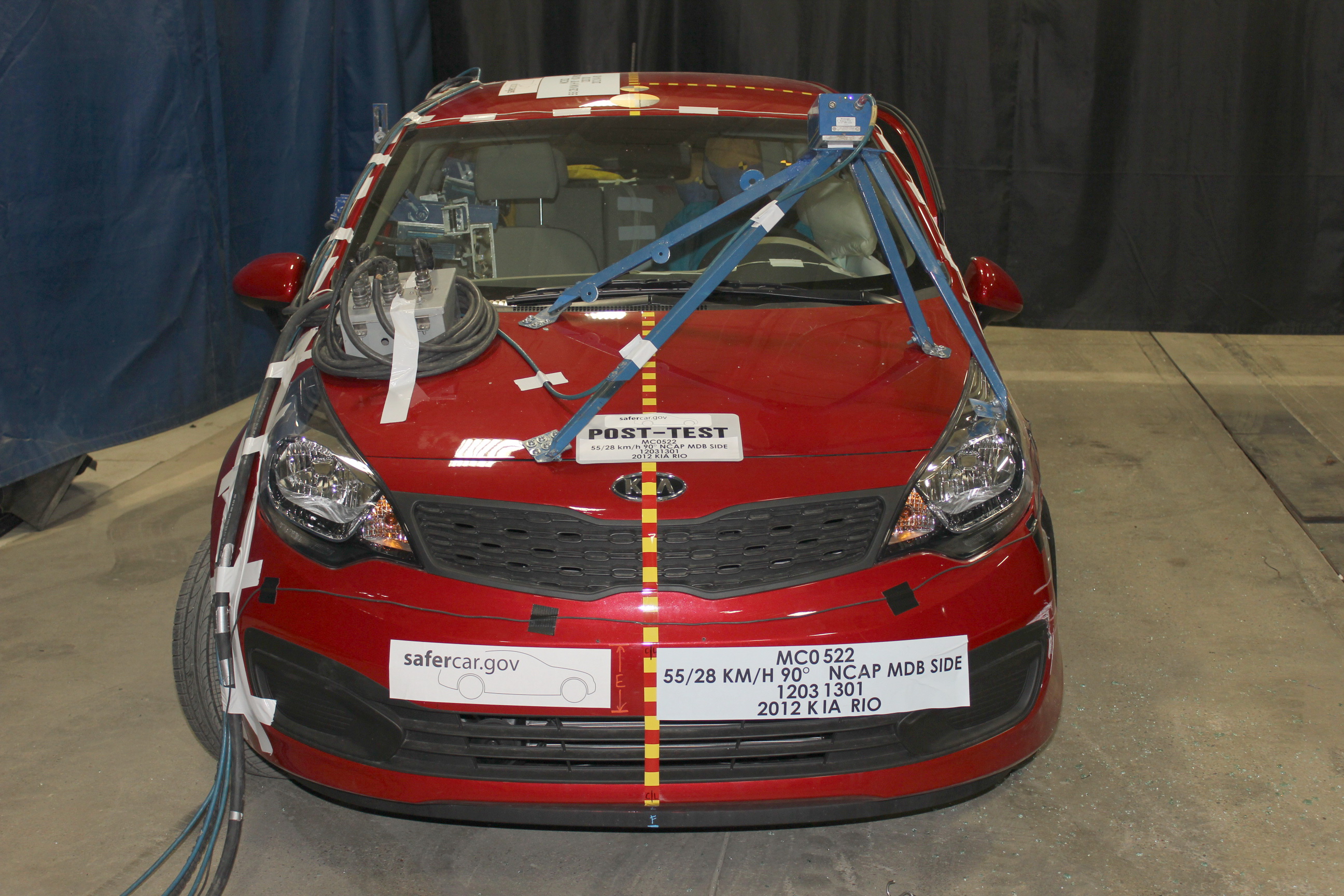 2012 KIA RIO crash image 5