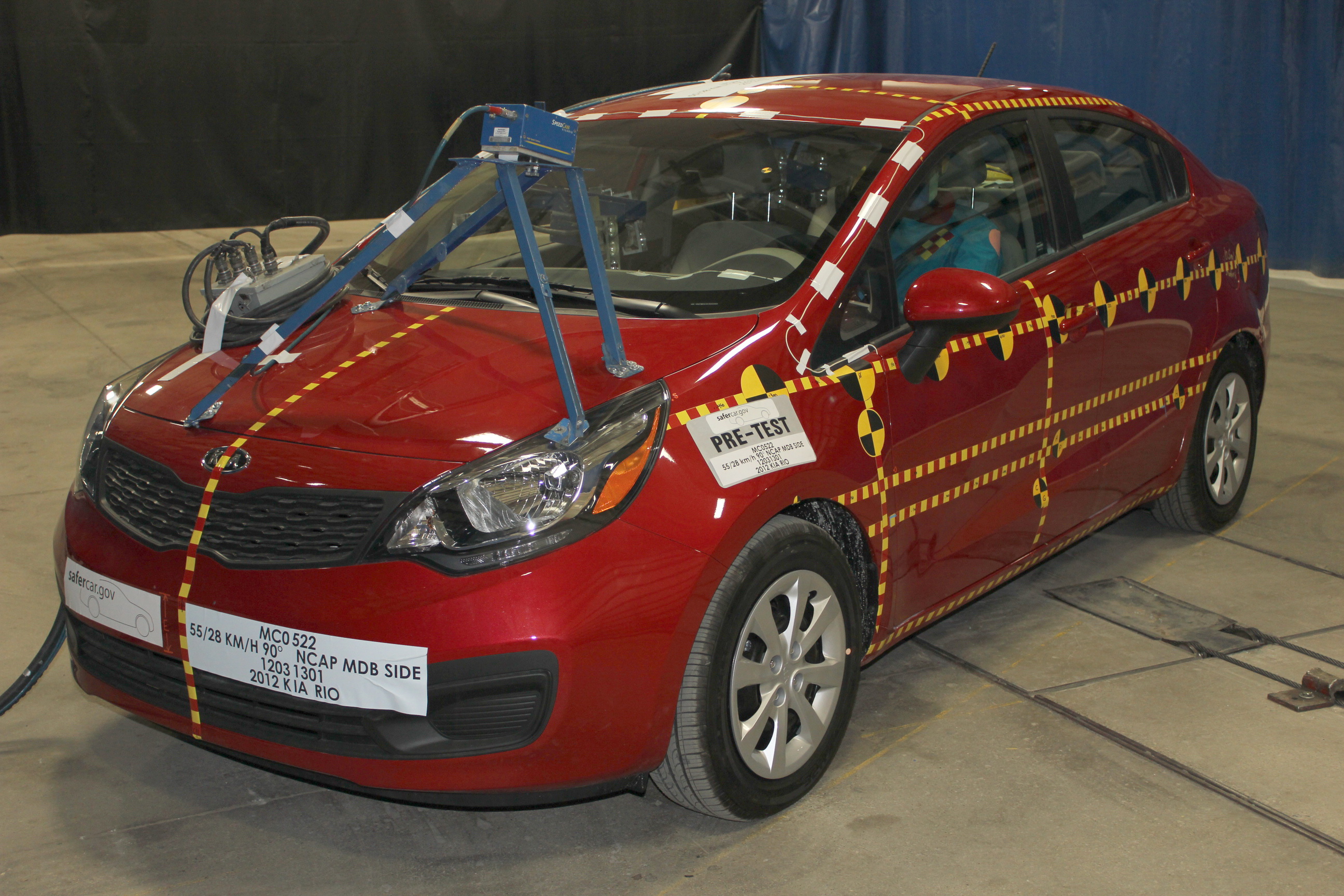 2012 KIA RIO crash image 6