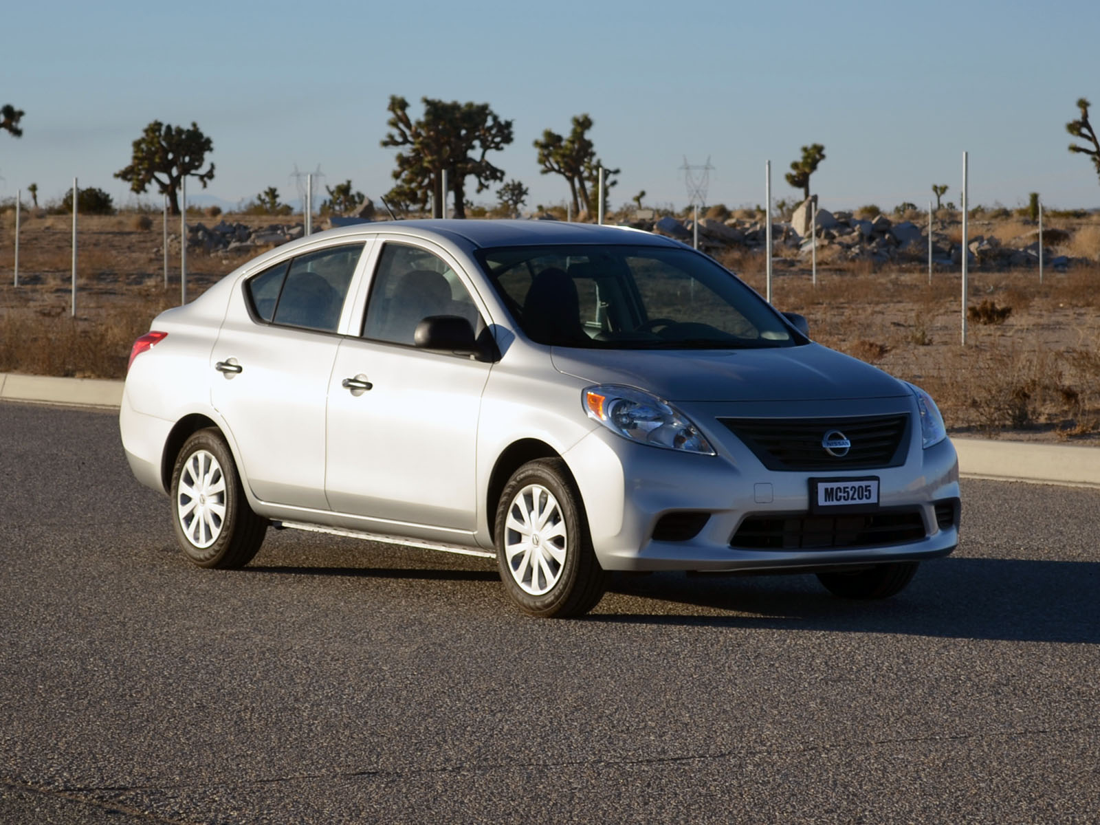 2012 NISSAN VERSA crash image