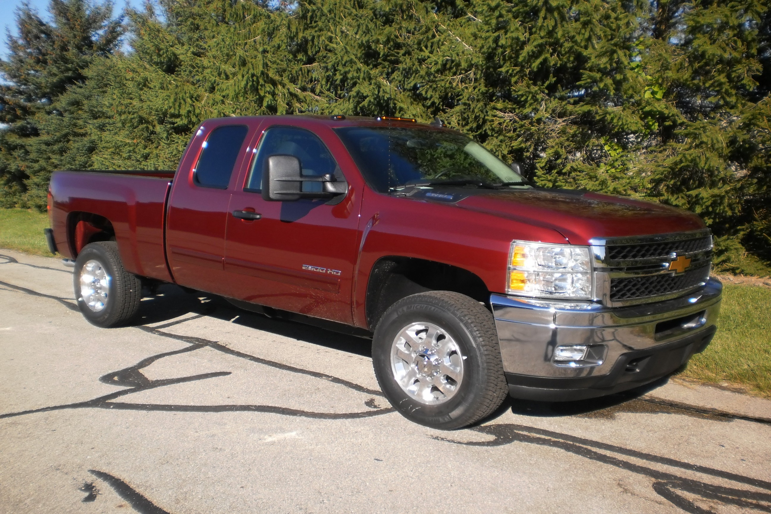 2013 CHEVROLET SILVERADO2500 crash image