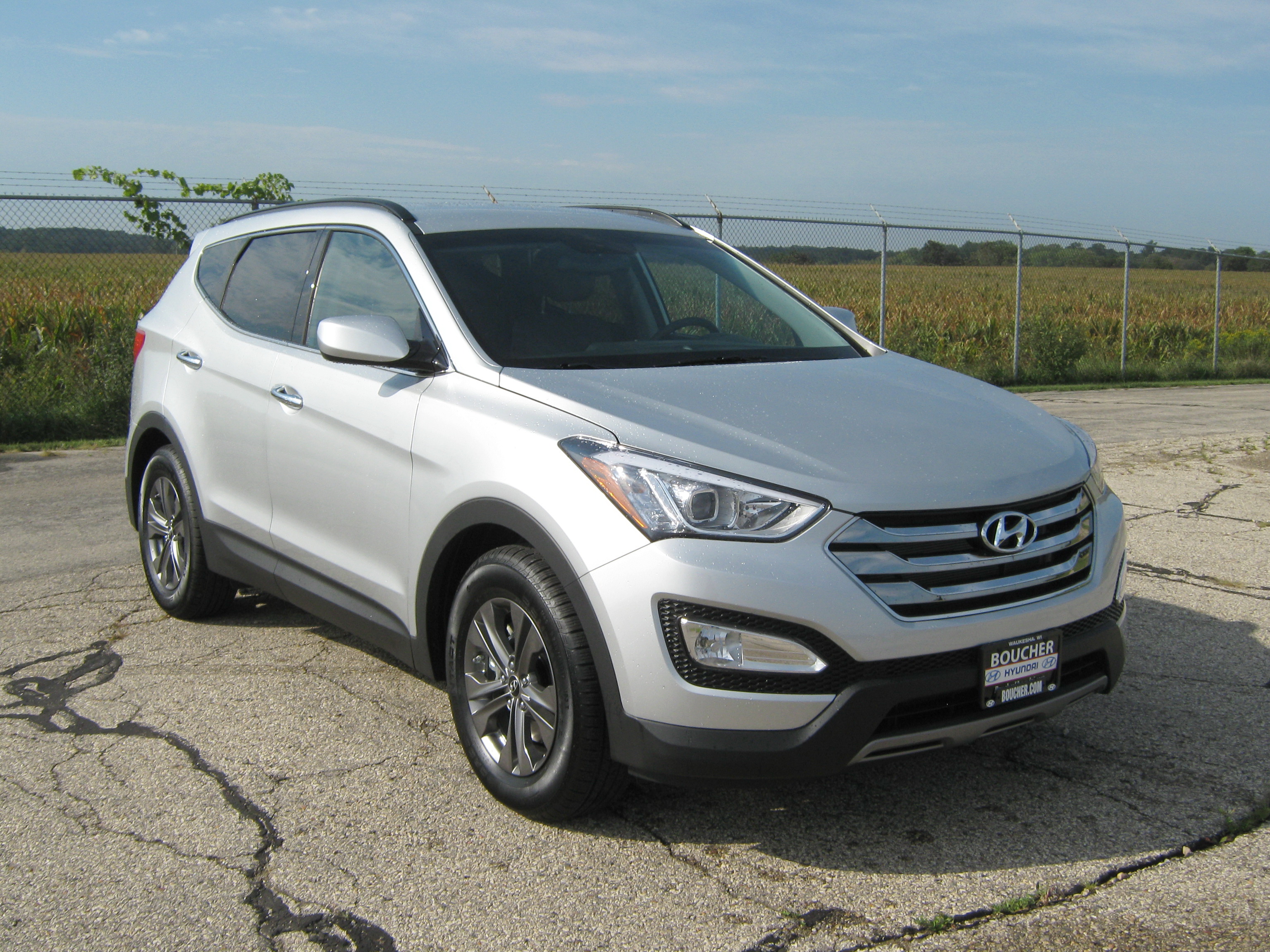 2013 HYUNDAI SANTA FE SPORT crash image