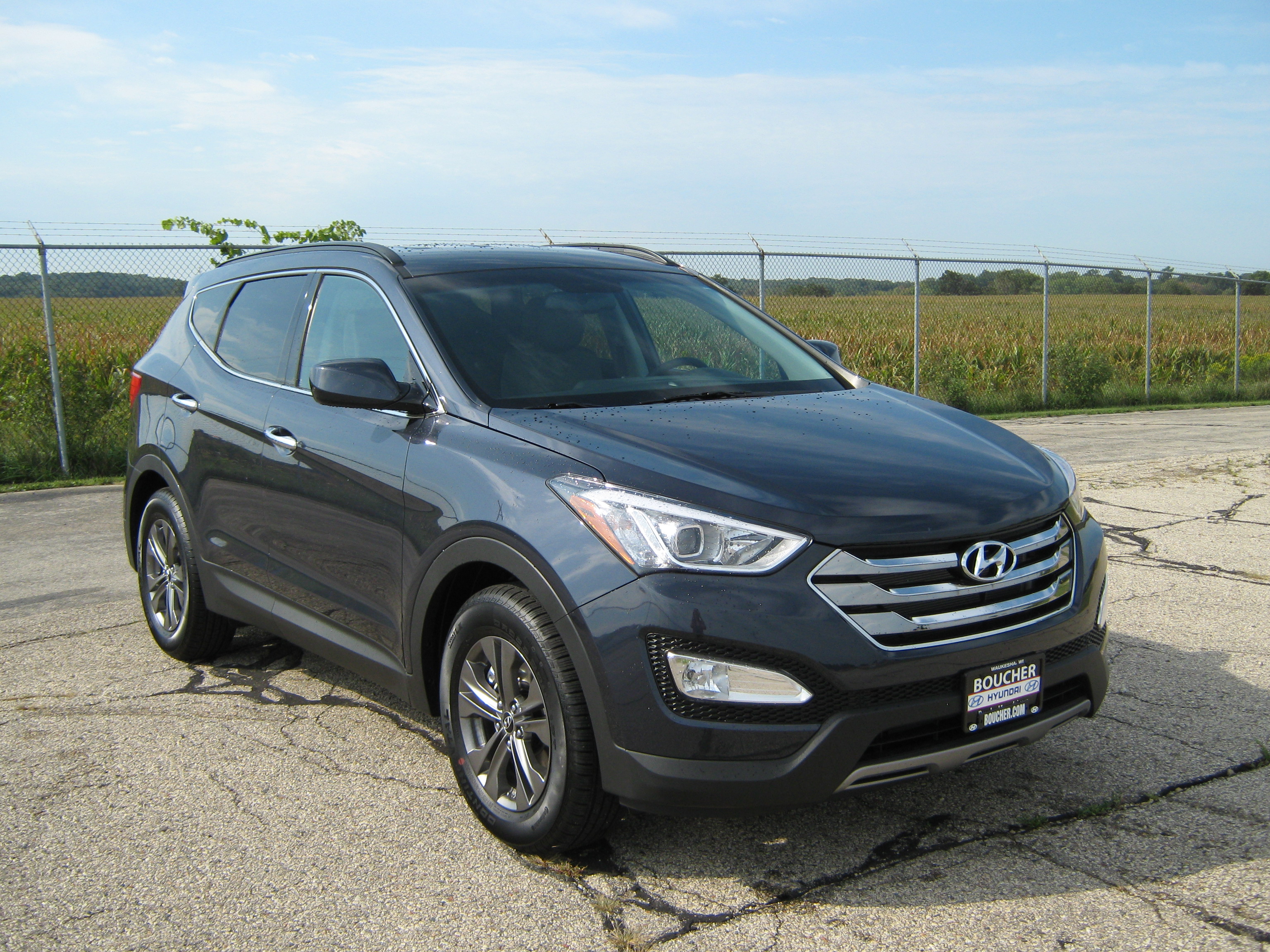 2013 HYUNDAI SANTA FE SPORT crash image