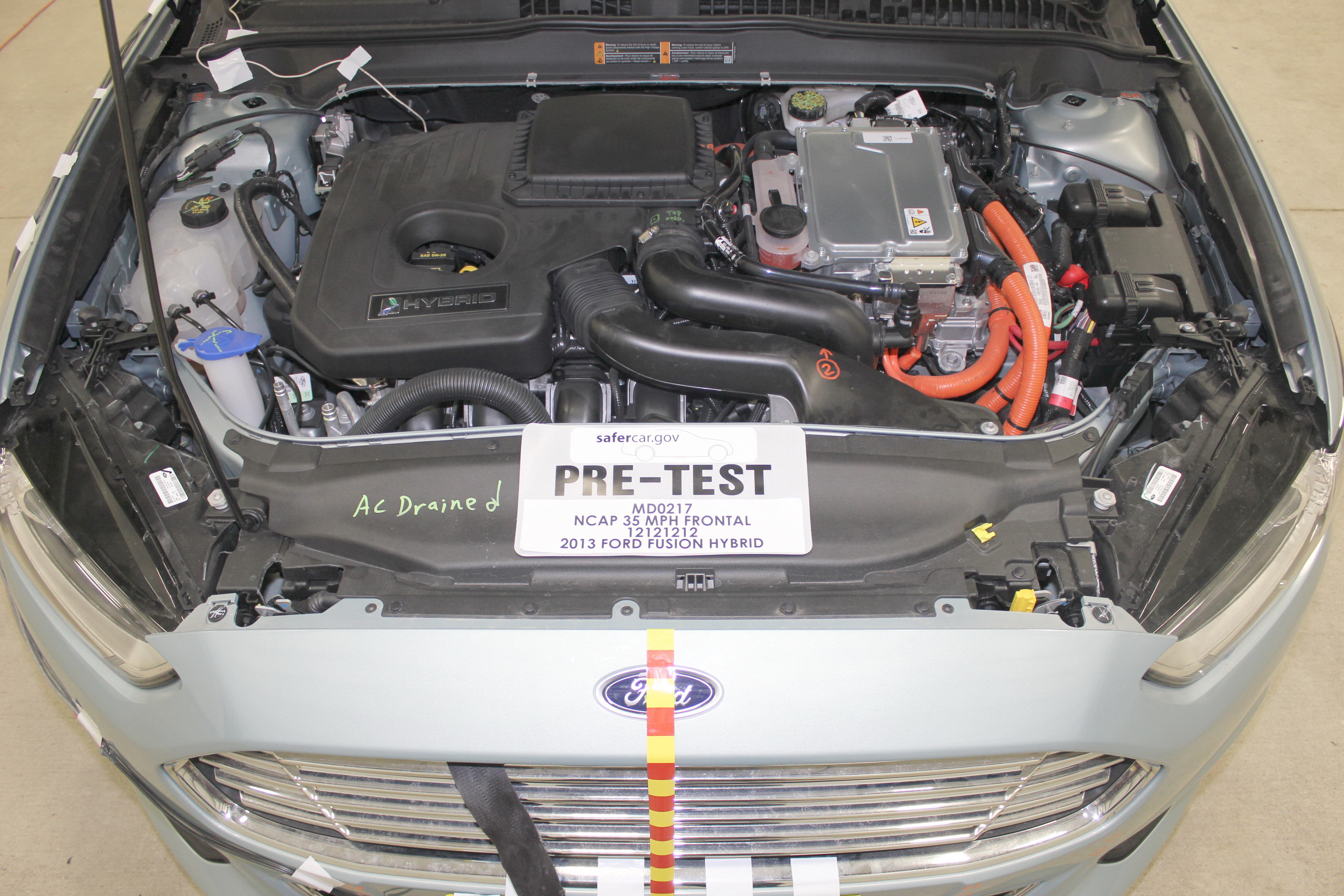 2013 FORD FUSION HYBRID crash image 19