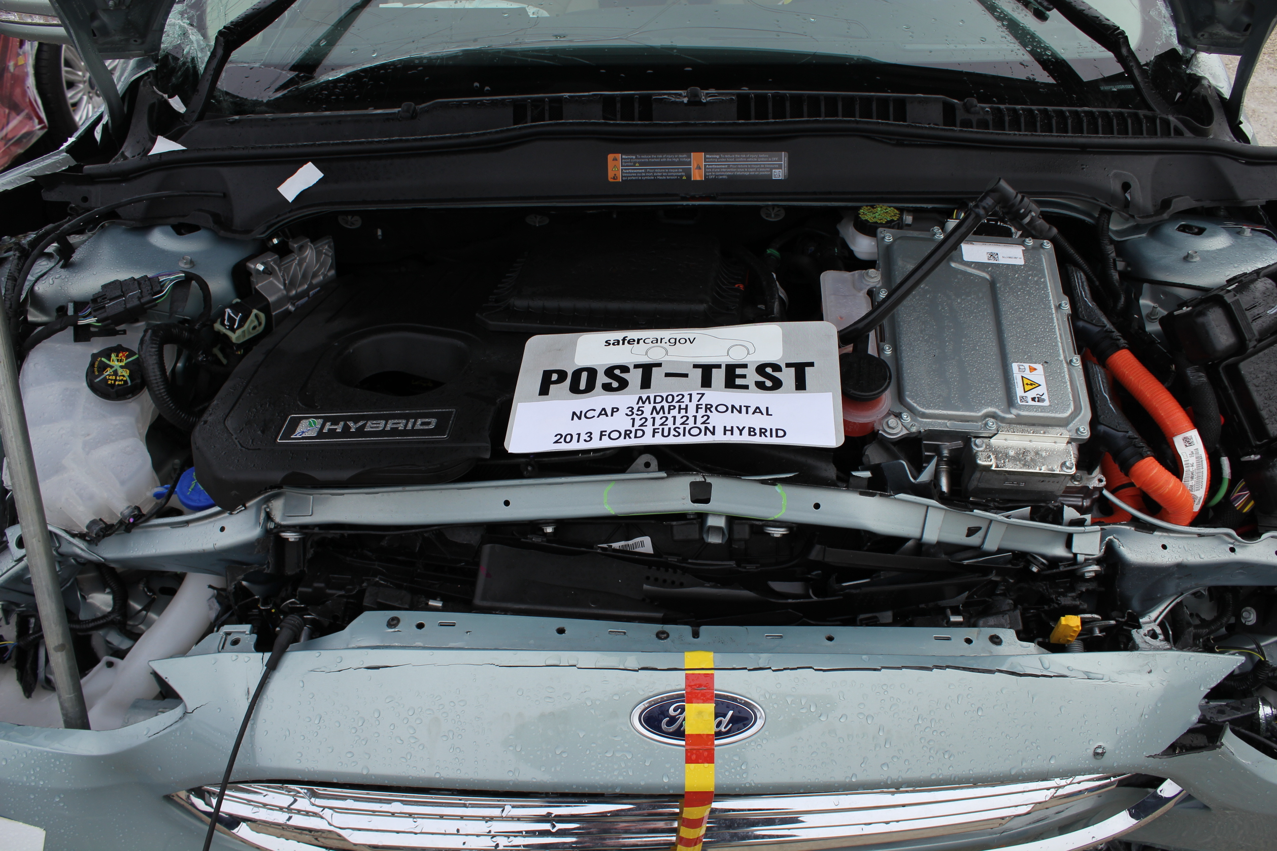 2013 FORD FUSION HYBRID crash image 20