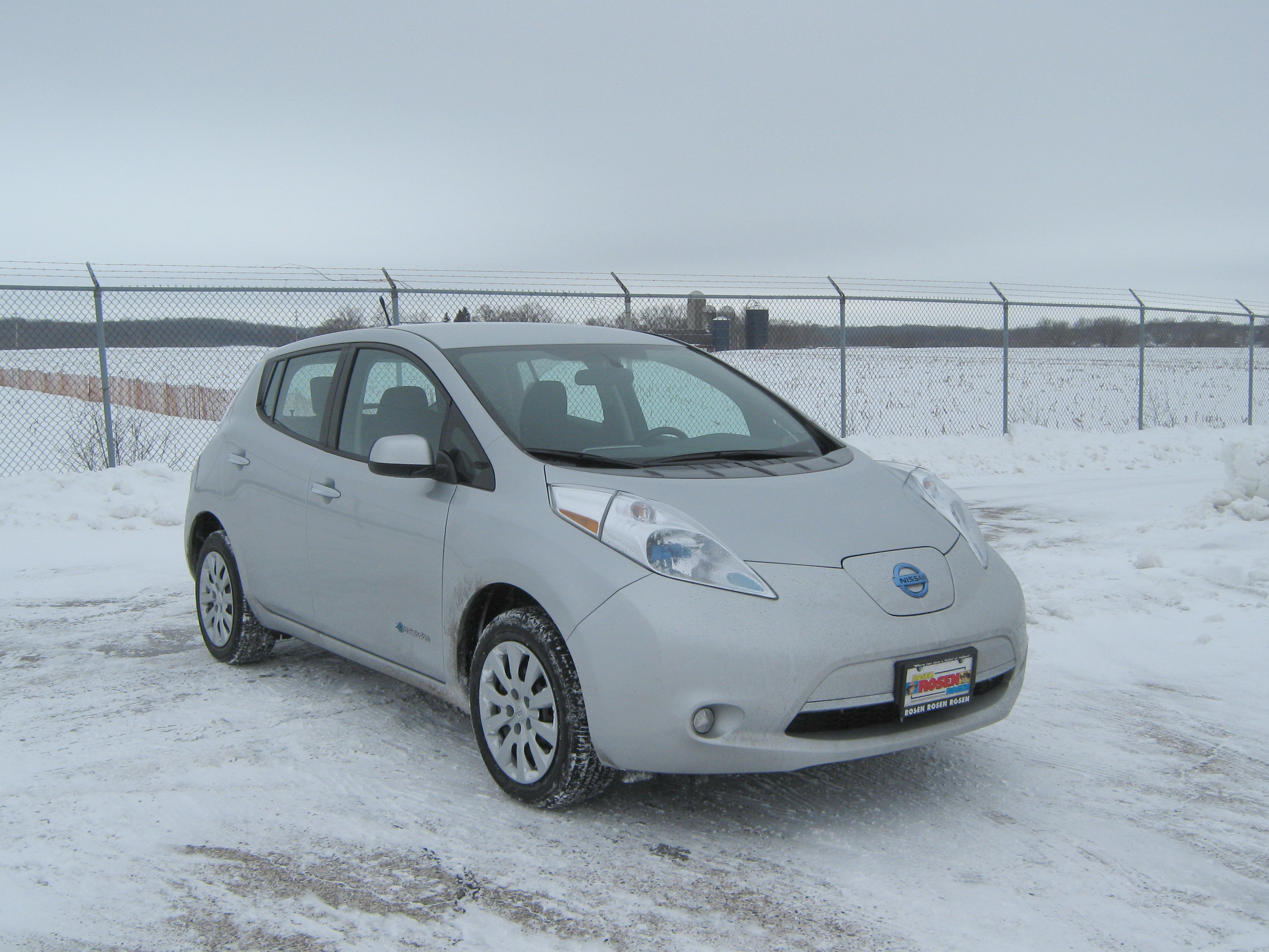 2013 NISSAN LEAF crash image
