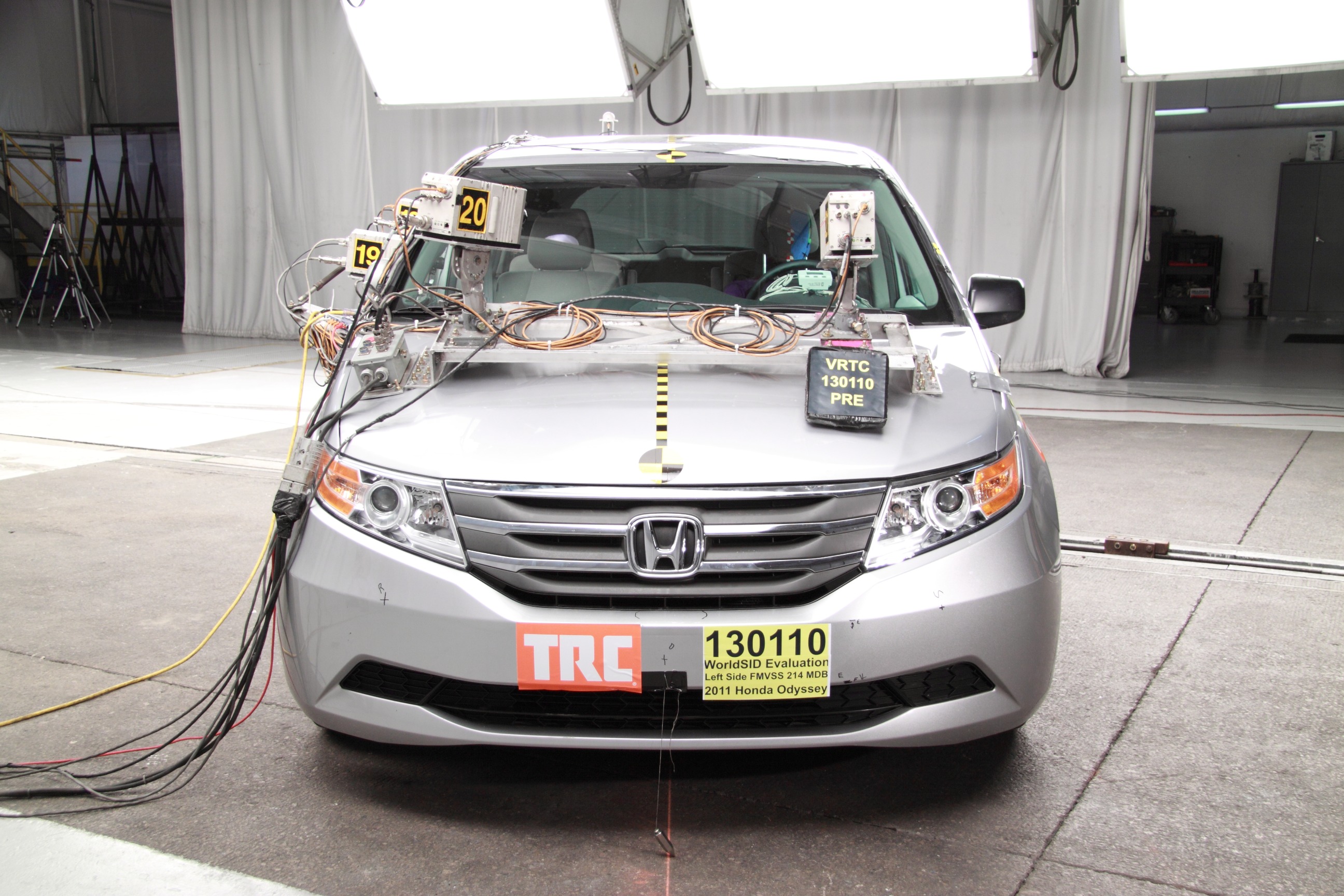 2011 HONDA ODYSSEY crash image